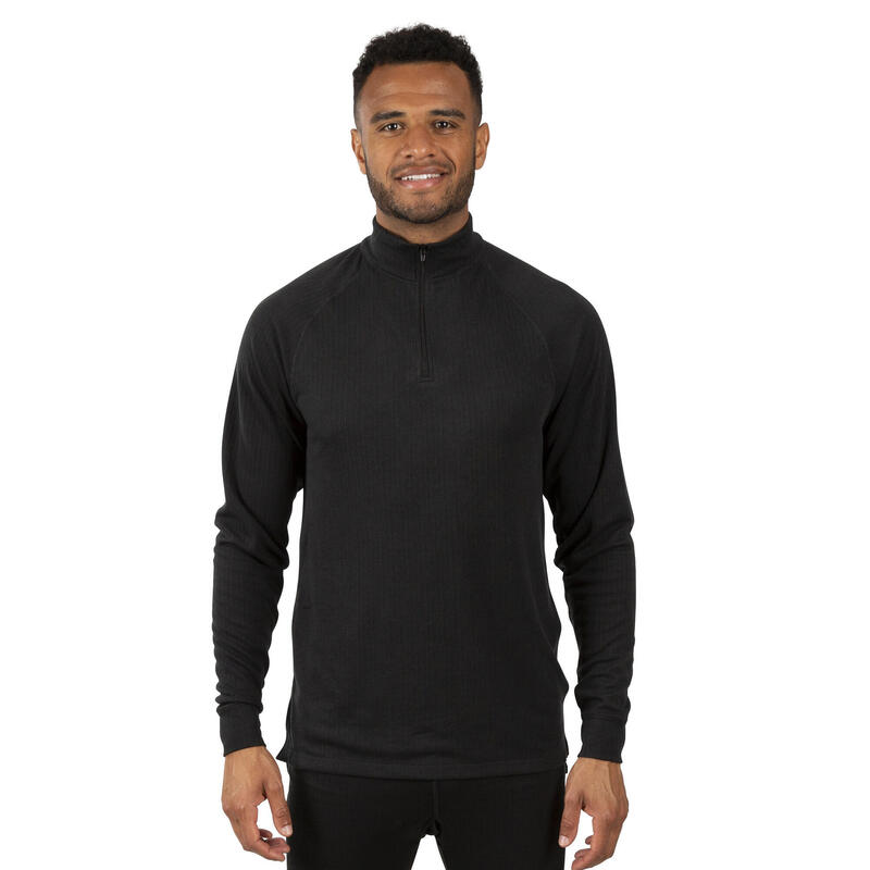 Unisex Wise360 Quick Dry Baselayer Top Damen und Herren Schwarz