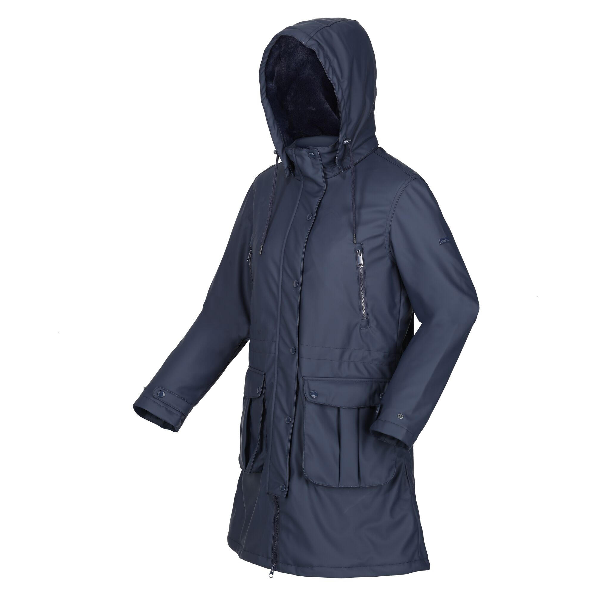 Womens/Ladies Fabrienne Insulated Parka (Navy) 3/5