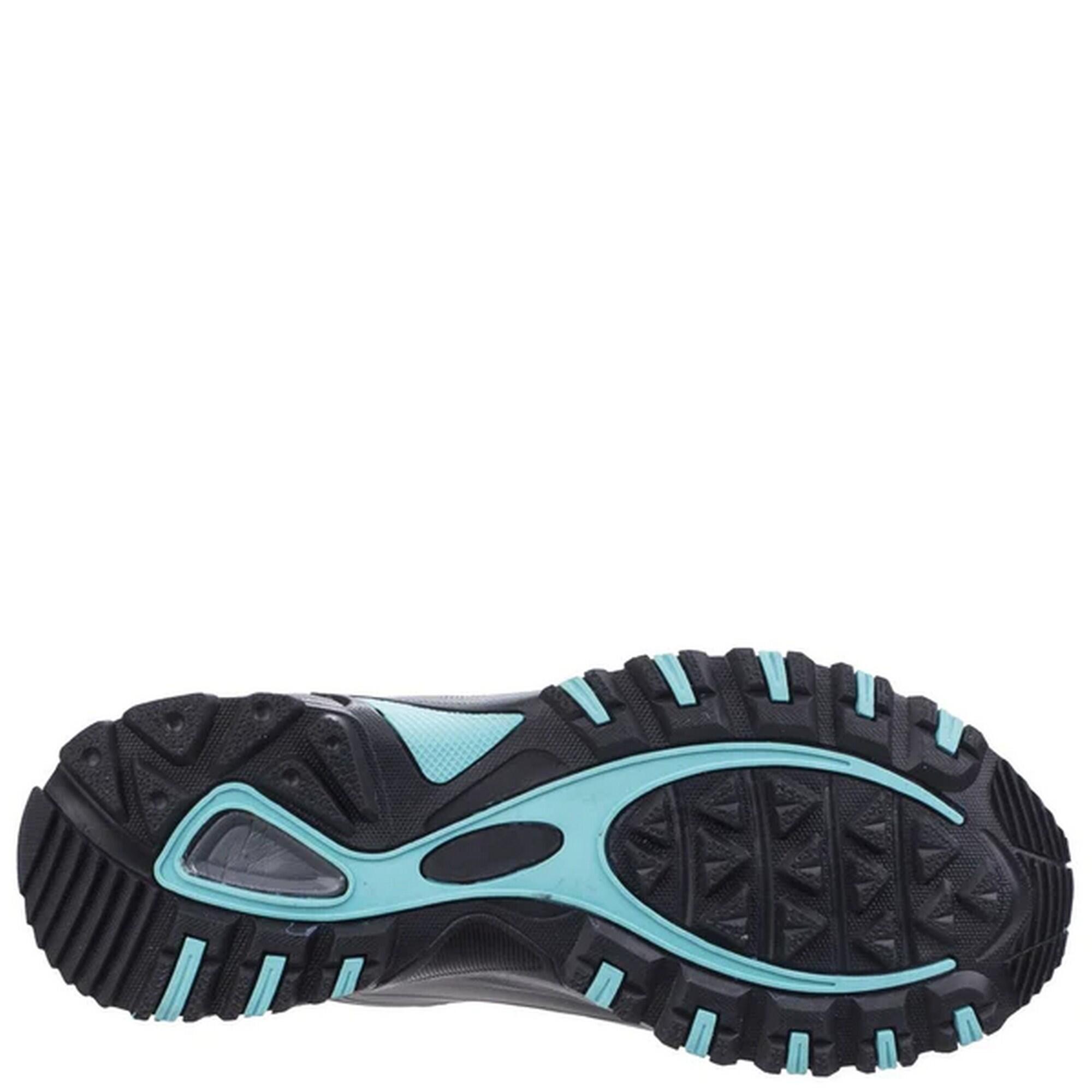 Herren Abbeydale niedere Wanderschuhe Damen Grau/Schwarz/Aqua 4/5