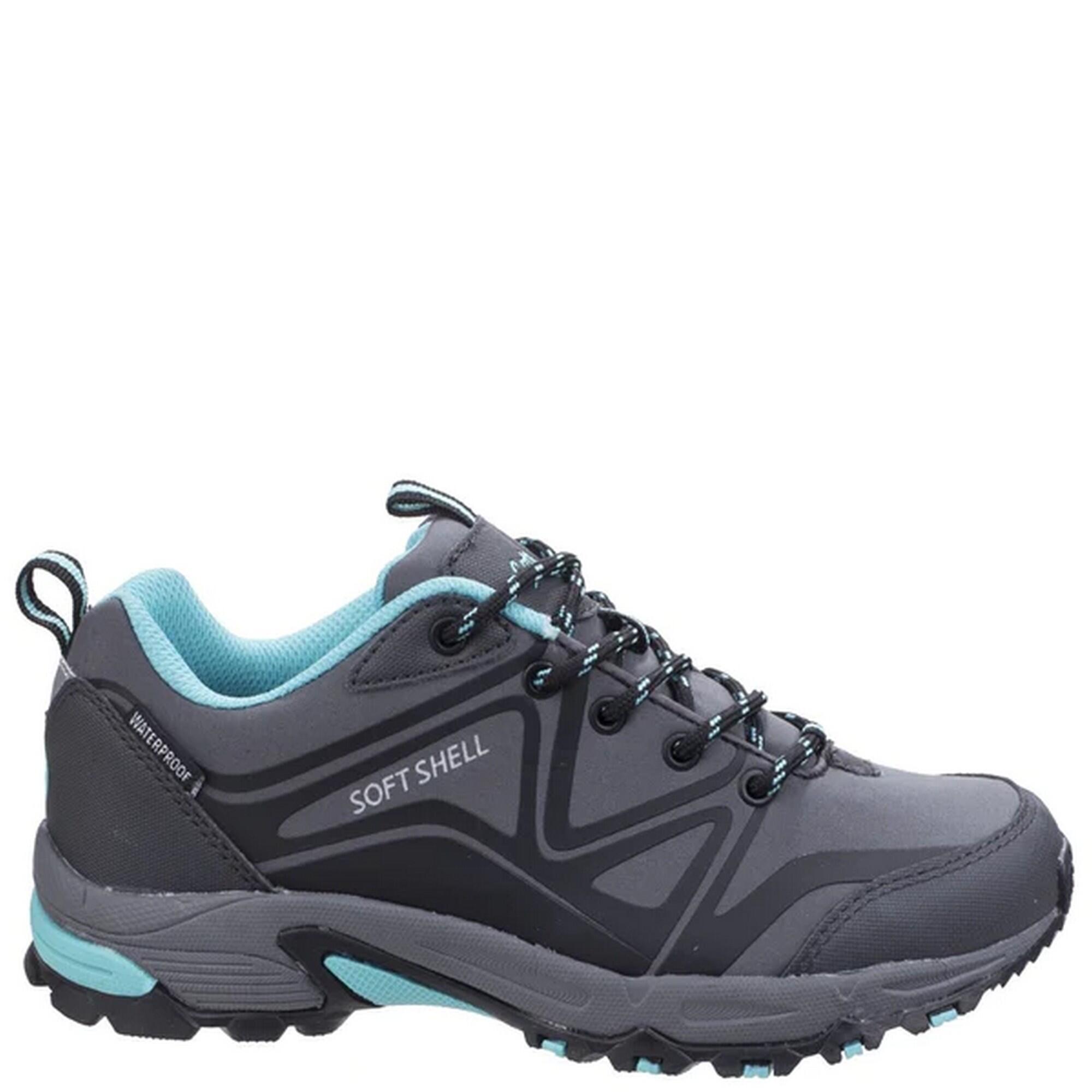 Herren Abbeydale niedere Wanderschuhe Damen Grau/Schwarz/Aqua 3/5
