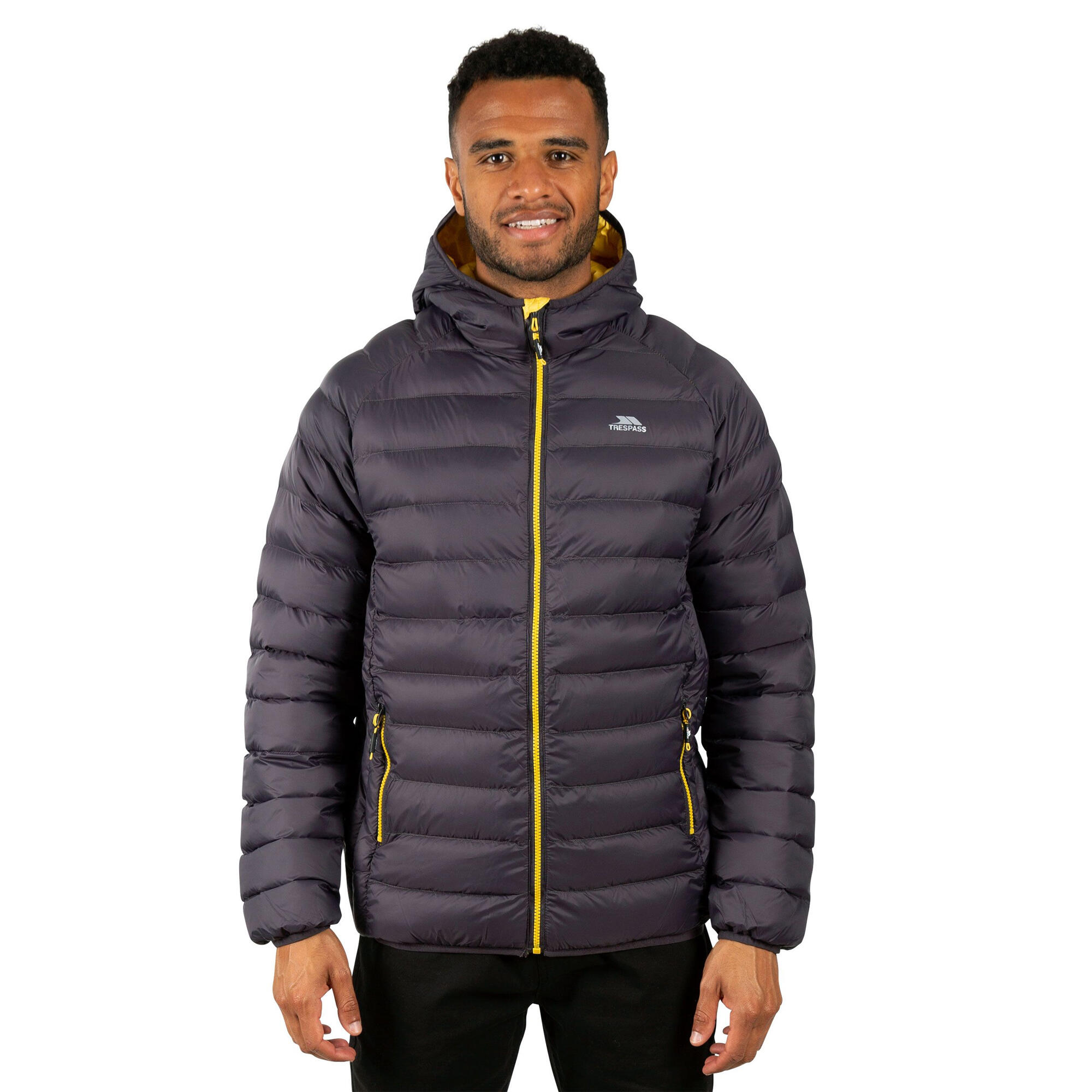 BOSTEN Men's Down Jacket (Dark Grey)