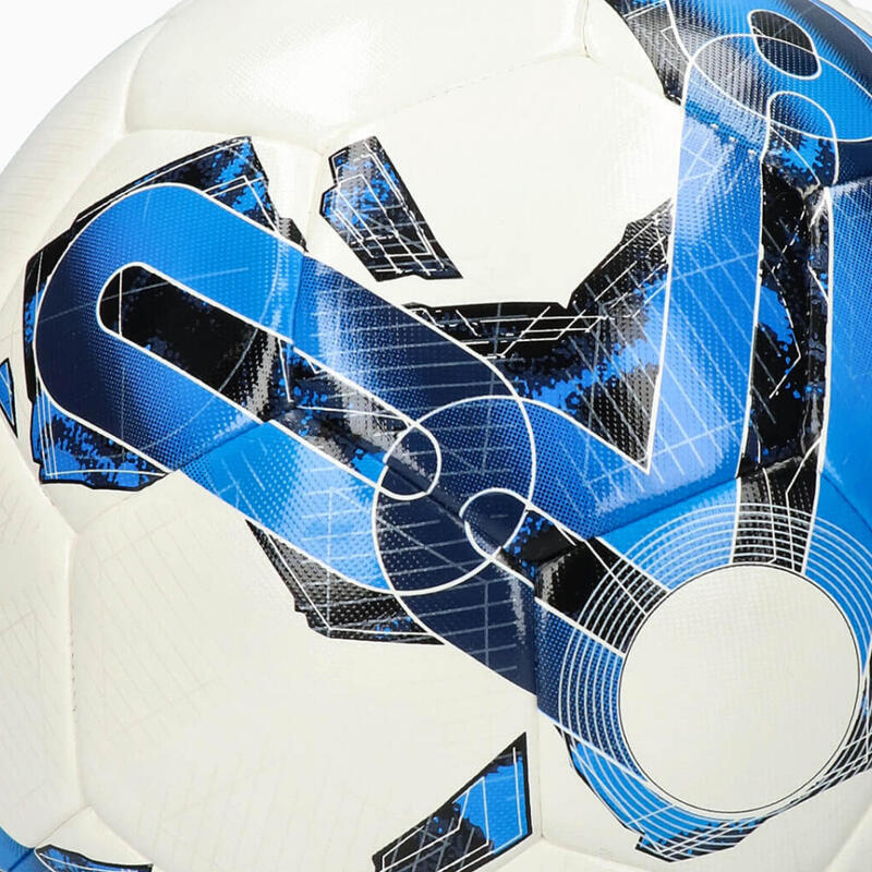 Ballon de foot TEAMFINAL6 MS (Blanc / Bleu)