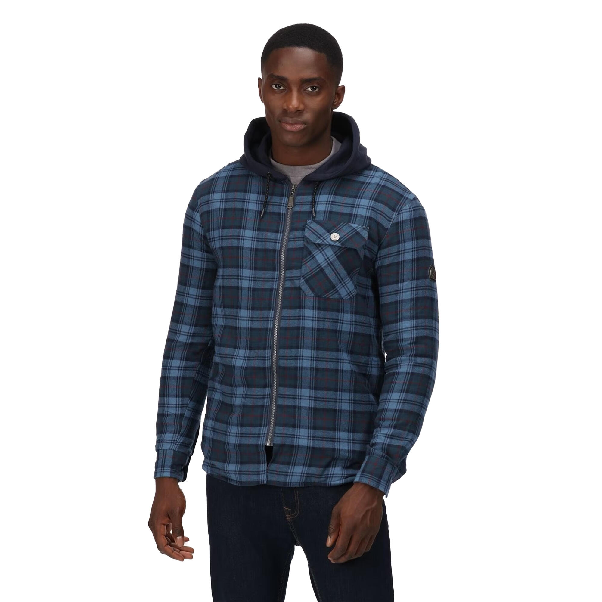 Giacca A Quadri Uomo Regatta Professional Blu Navy 3/4
