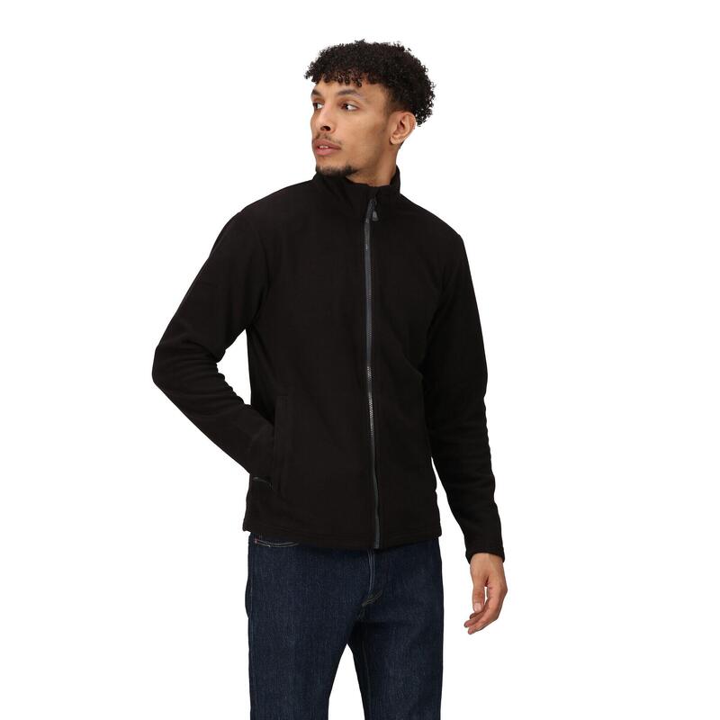 "Honestly Made" Fleecejacke für Herren Schwarz