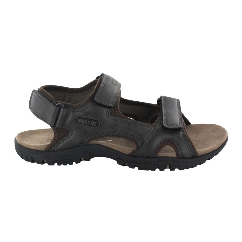 Grote buitenshuis Heren Haris Sandalen (Zwart)