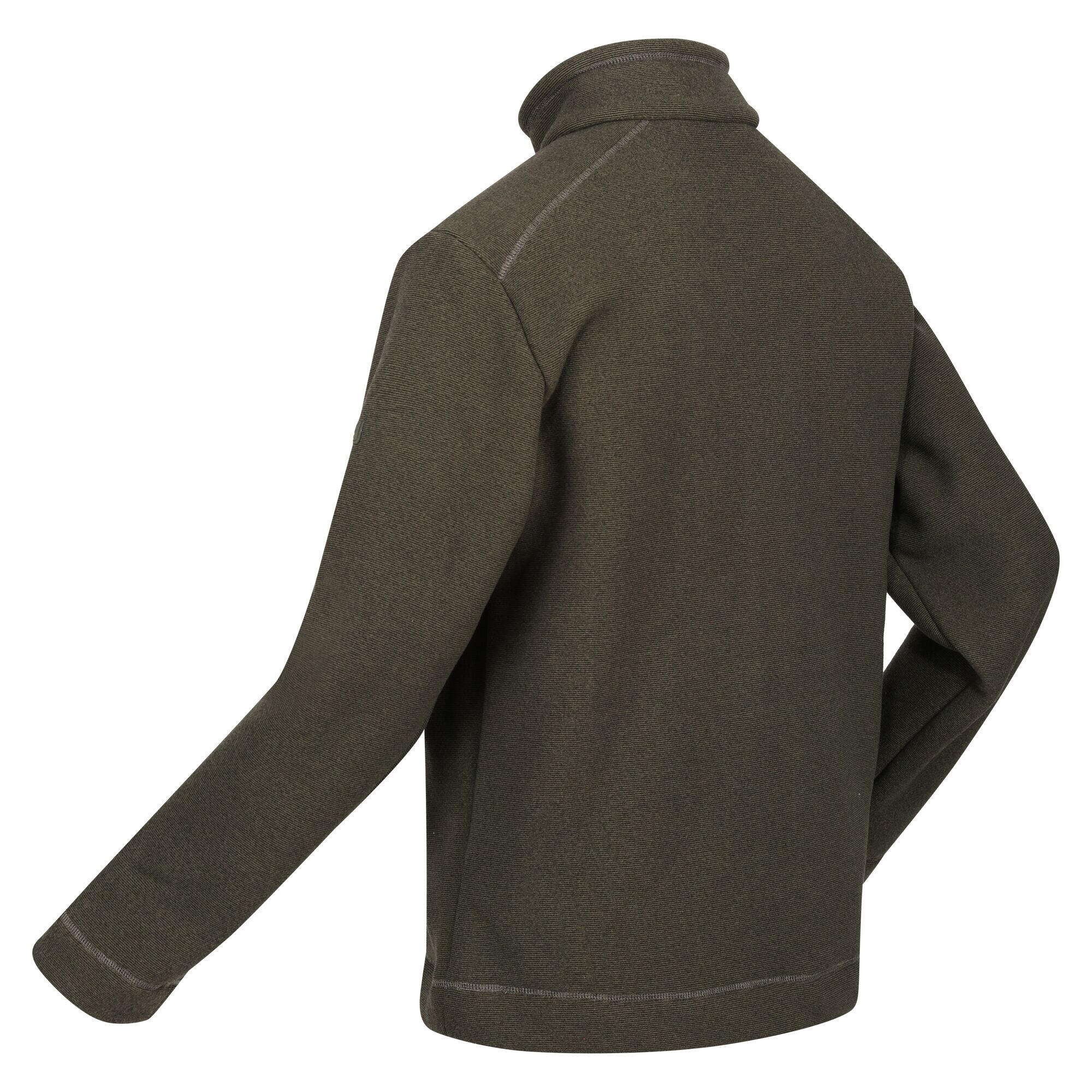 Mens Garrian II Full Zip Fleece Jacket (Dark Khaki) 4/5