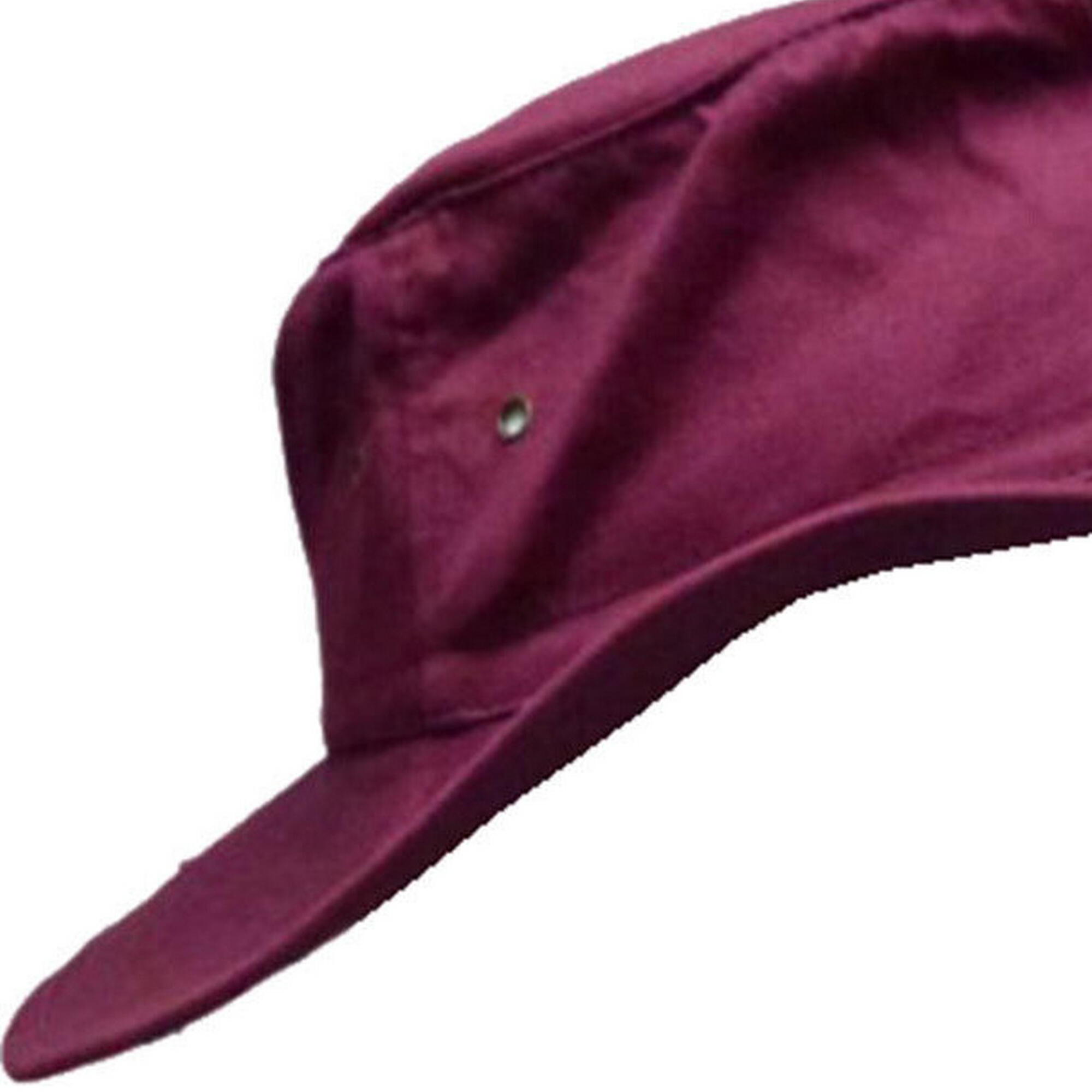Wide Brim Cricket Bucket Hat (Maroon) 3/3
