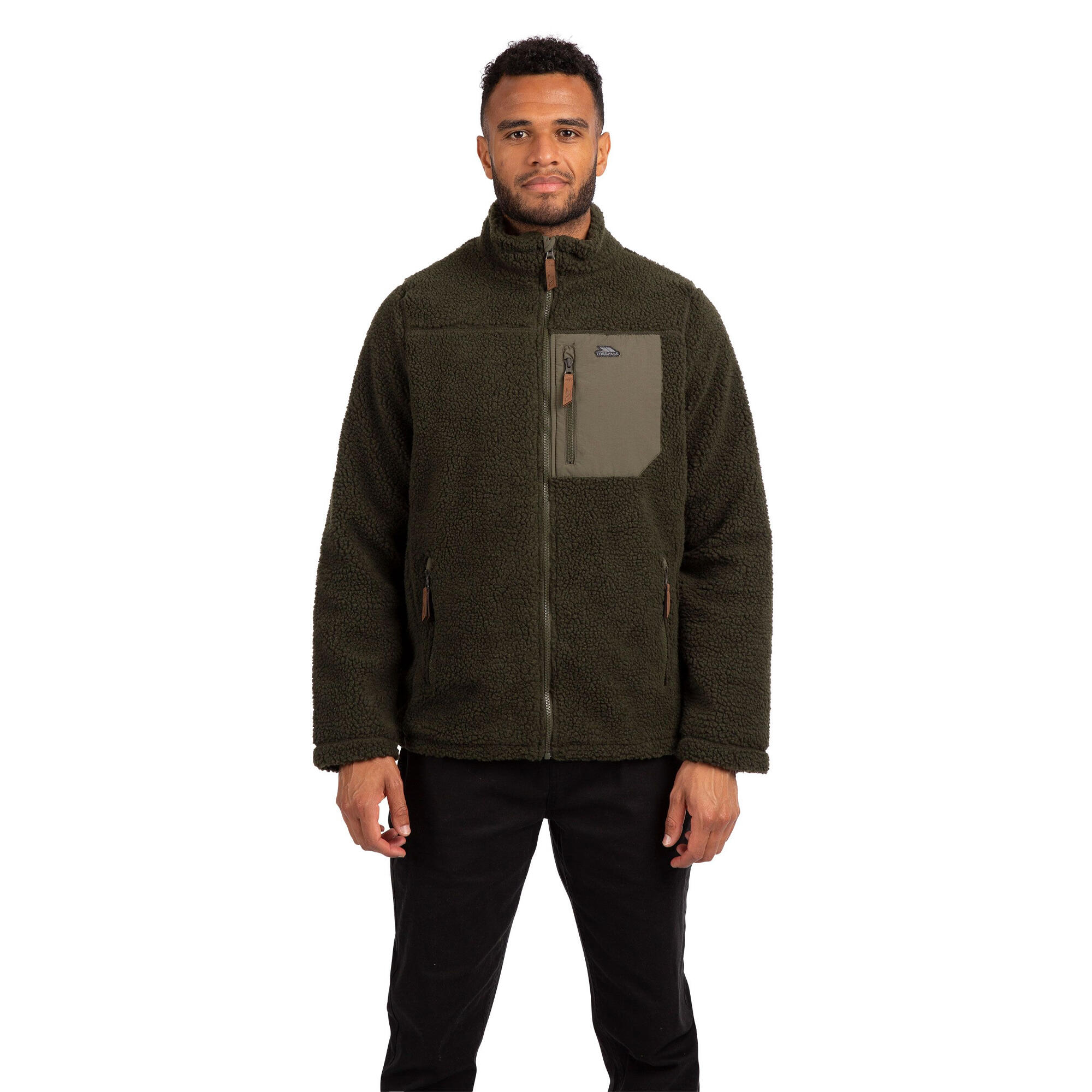 Men's BUCK fleece jacket (Khaki)