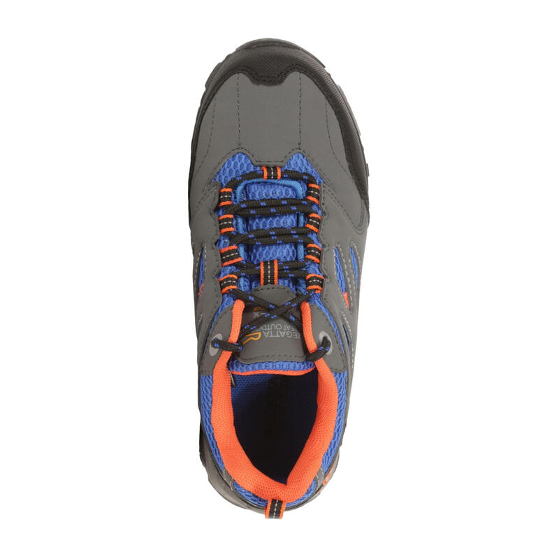 Scarponi Da Trekking Bambini Regatta Holcombe Low Briar Grey Arancione Fiamma