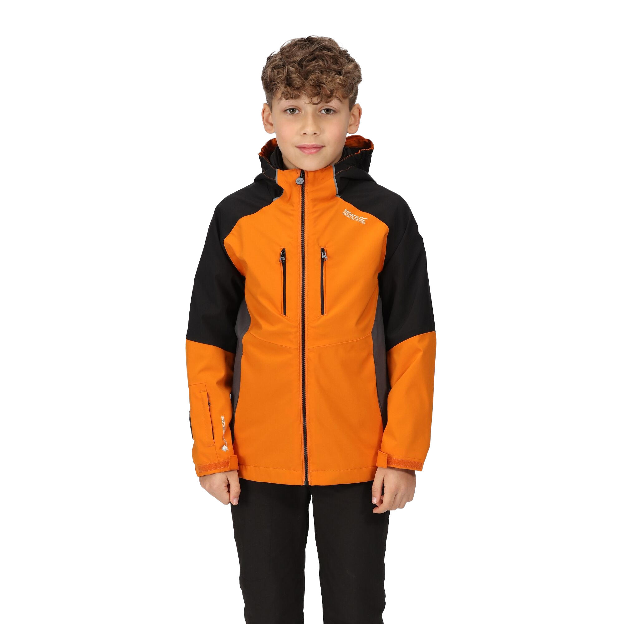 Childrens/Kids Hydrate VII 3 in 1 Waterproof Jacket (Autumn Maple/Black) 3/5