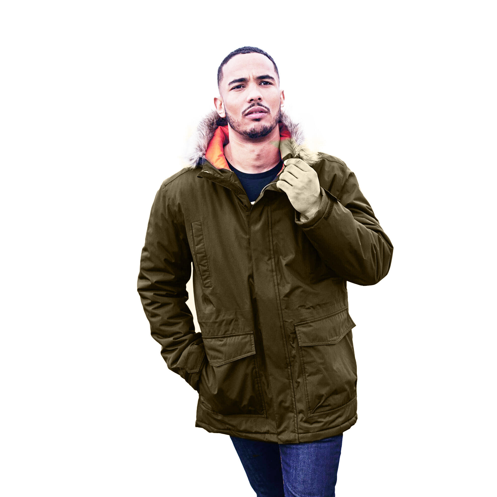 Parka da uomo PROFESSIONAL (Khaki)