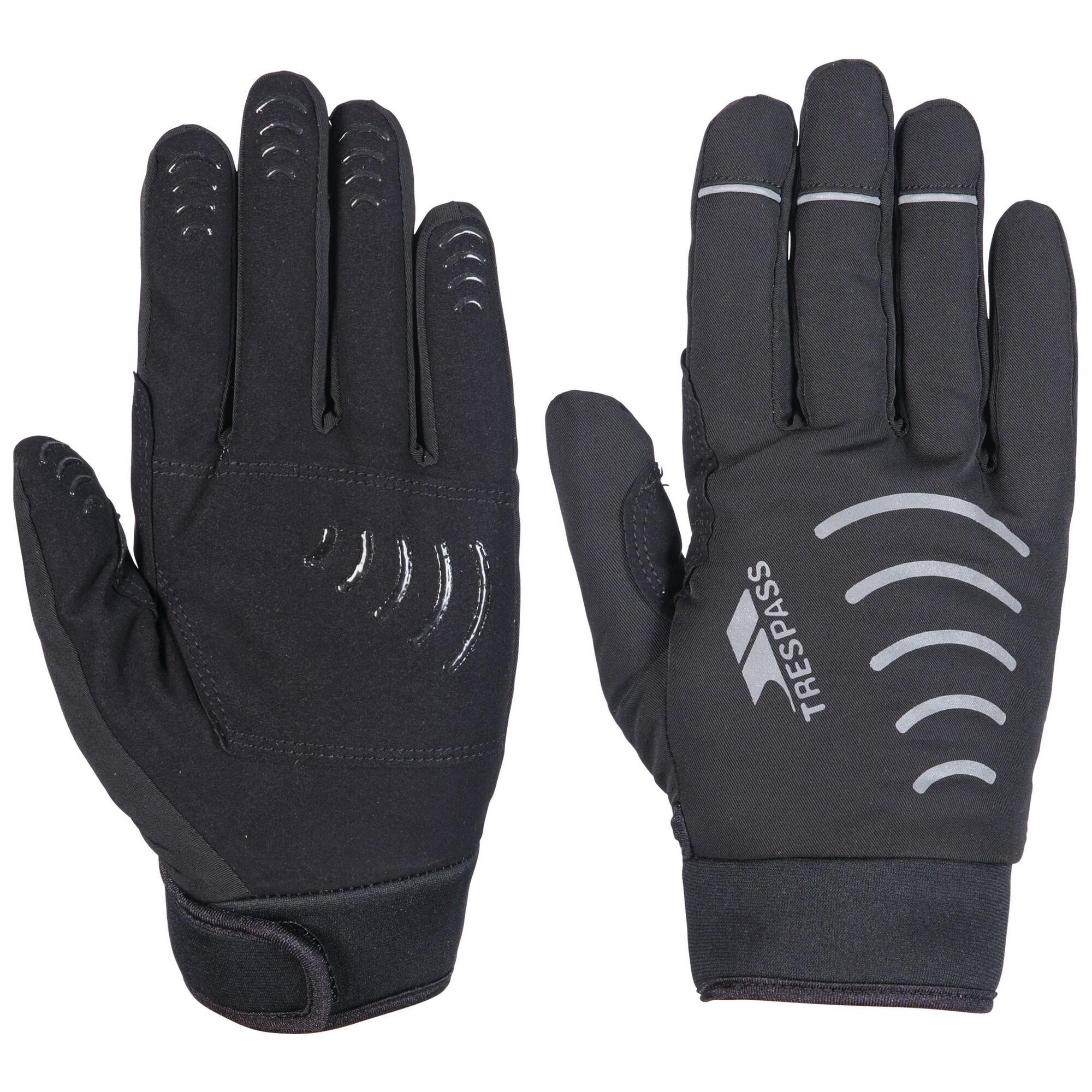 Unisex Crossover Handschuhe, 1 Paar Damen und Herren Schwarz 3/4