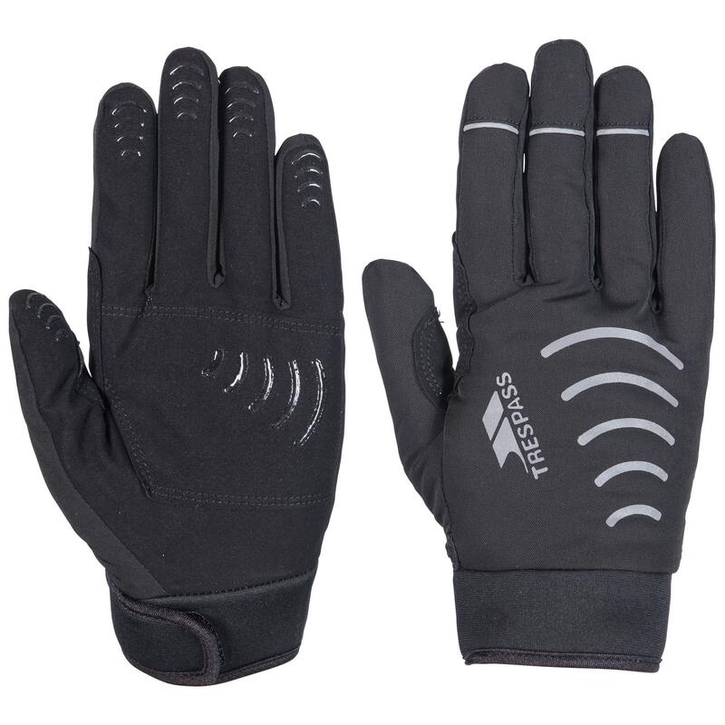 Unisex Crossover Handschuhe, 1 Paar Damen und Herren Schwarz
