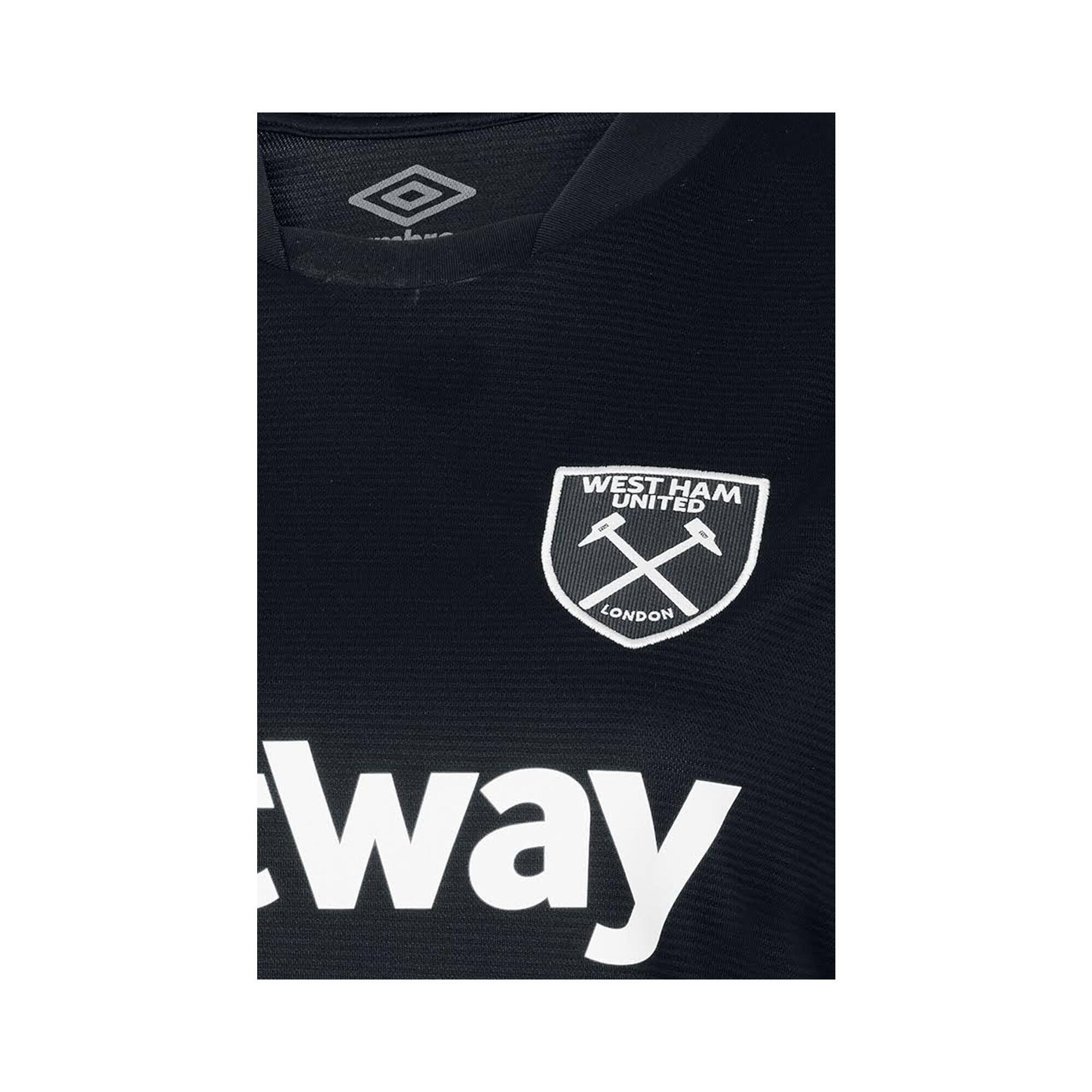 West Ham United FC Maillot Extérieur 22/23 Femme (Noir / Blanc) 3/3