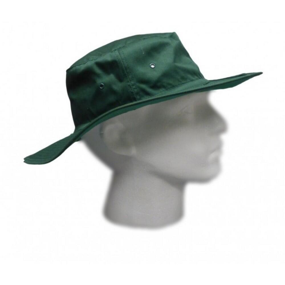 Wide Brim Cricket Bucket Hat (Green) 2/3