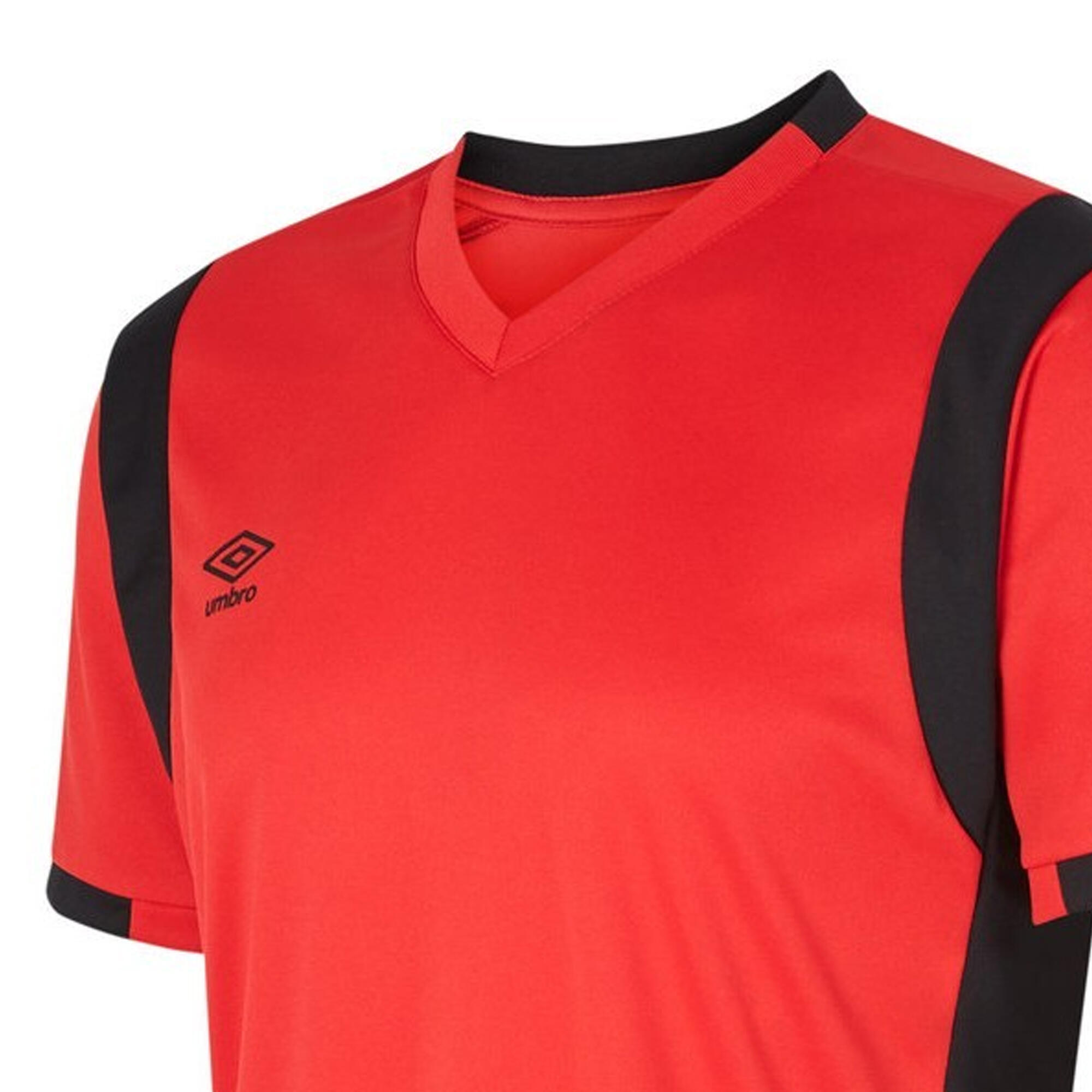 Mens Spartan ShortSleeved Jersey (Vermillion/Black) 3/3