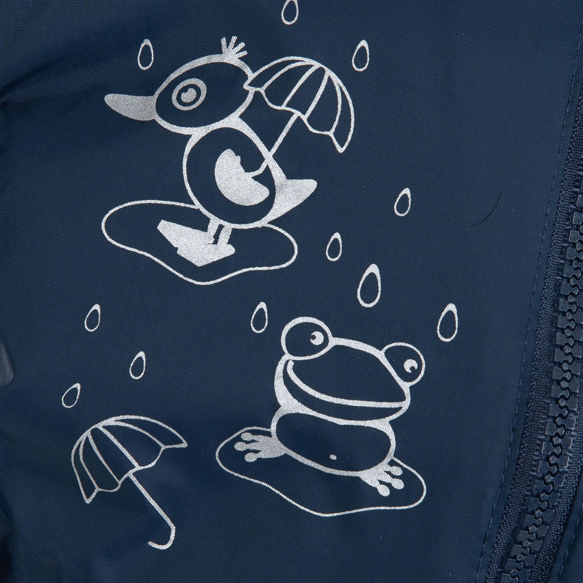 Waterdicht regenpak voor baby's van Unisex met druppelvormige voering 3/4