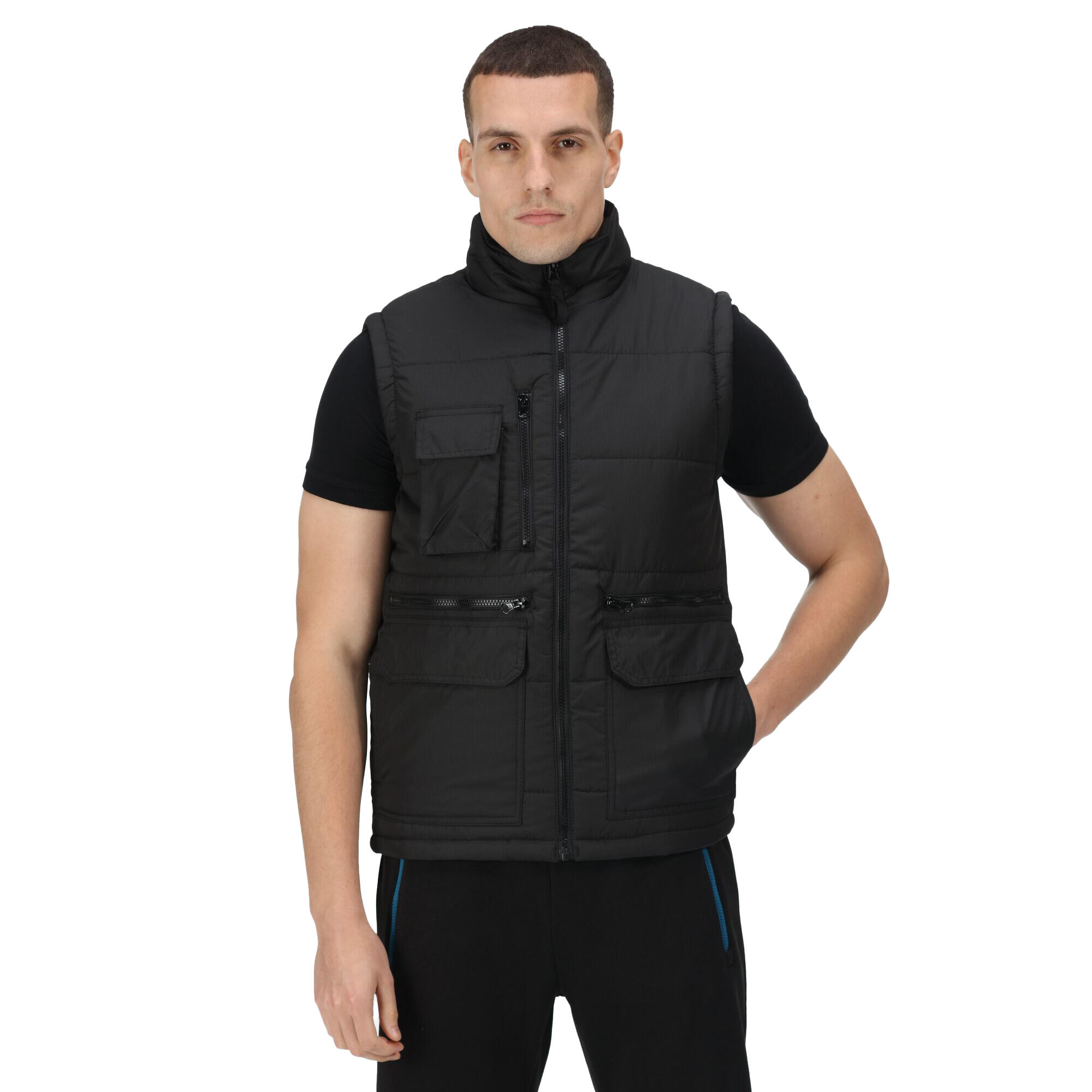 Mens Steller ThermoGuard Bodywarmer / Gilet (Black) 3/4