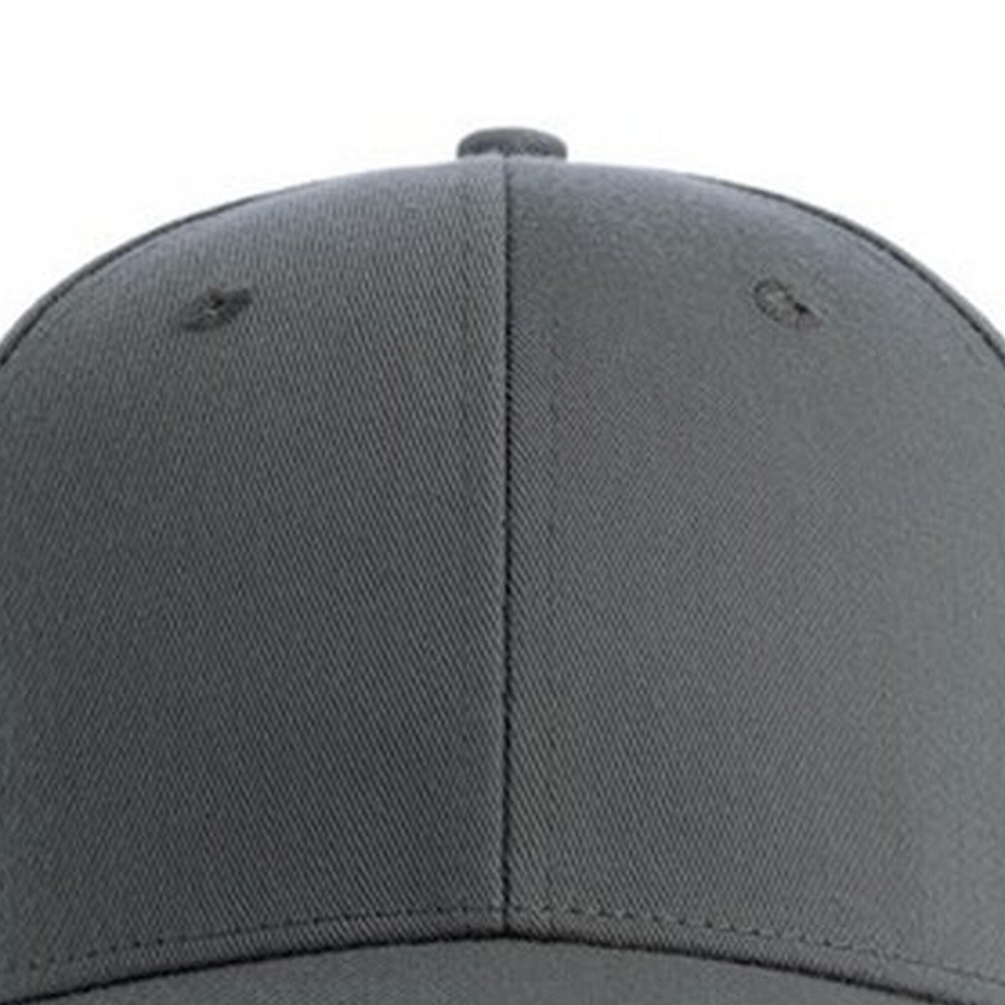 Unisex Adult Joshua 6 Panel Cap (Dark Grey) 3/3