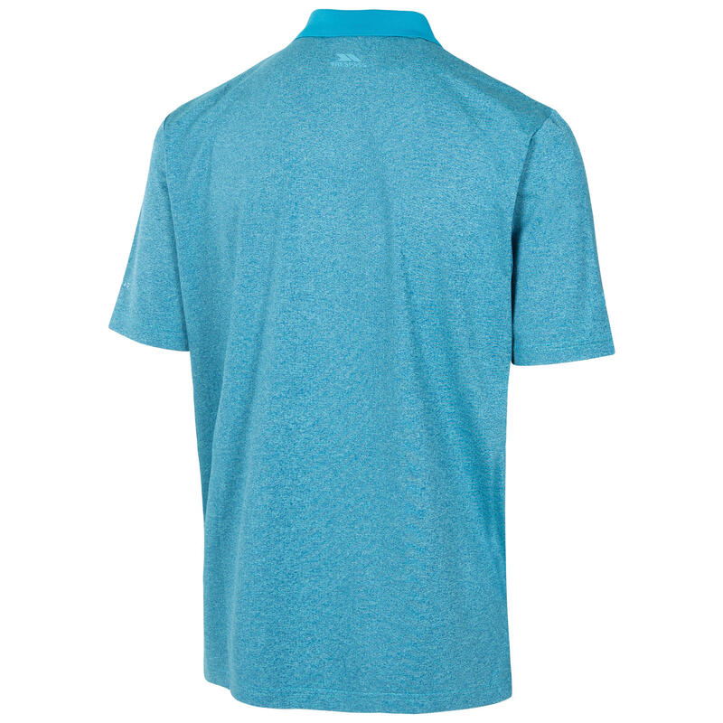 Heren Gedding Poloshirt (Vijverblauw gemêleerd)