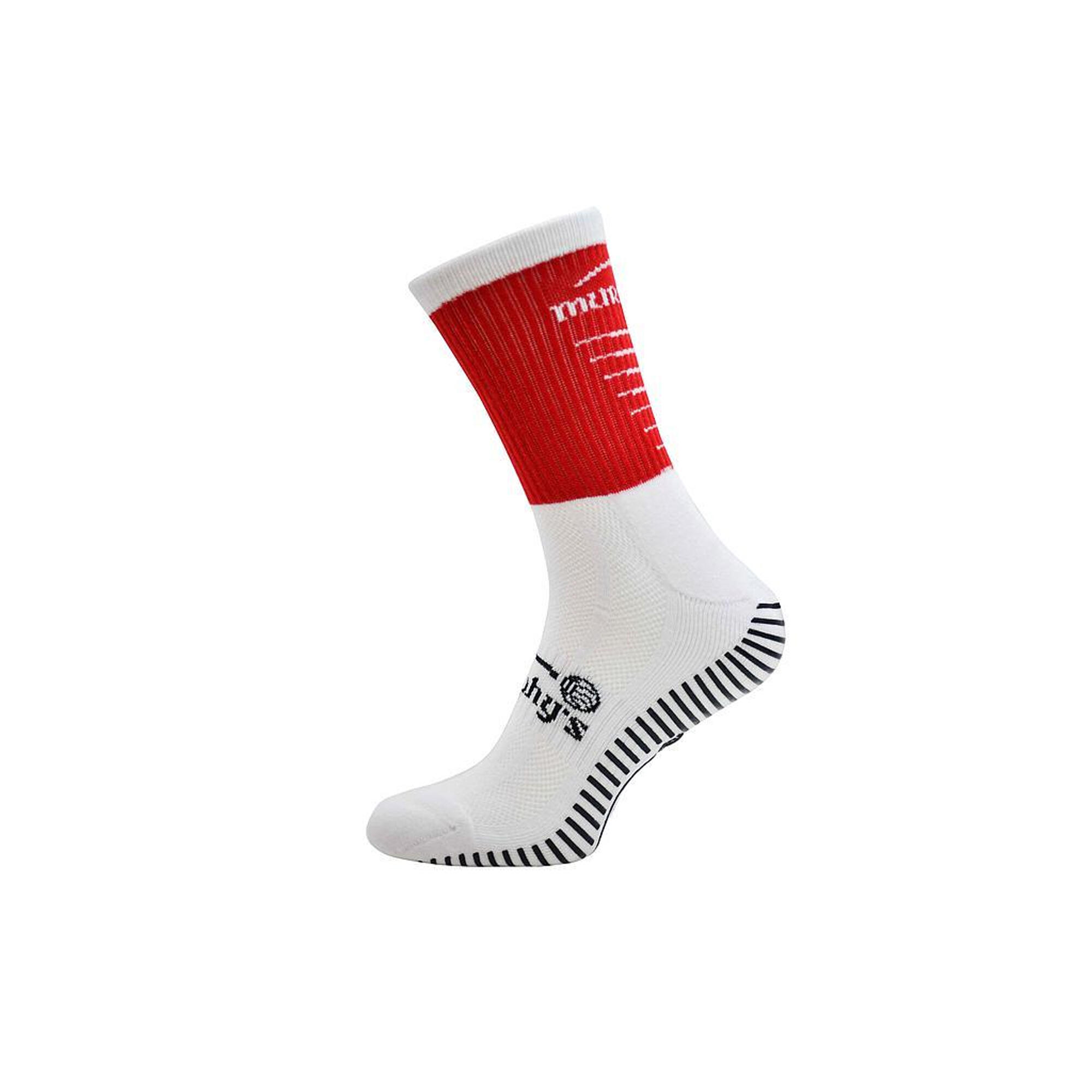 Unisex Adult Pro Mid GAA Socks (Red/White) 3/3