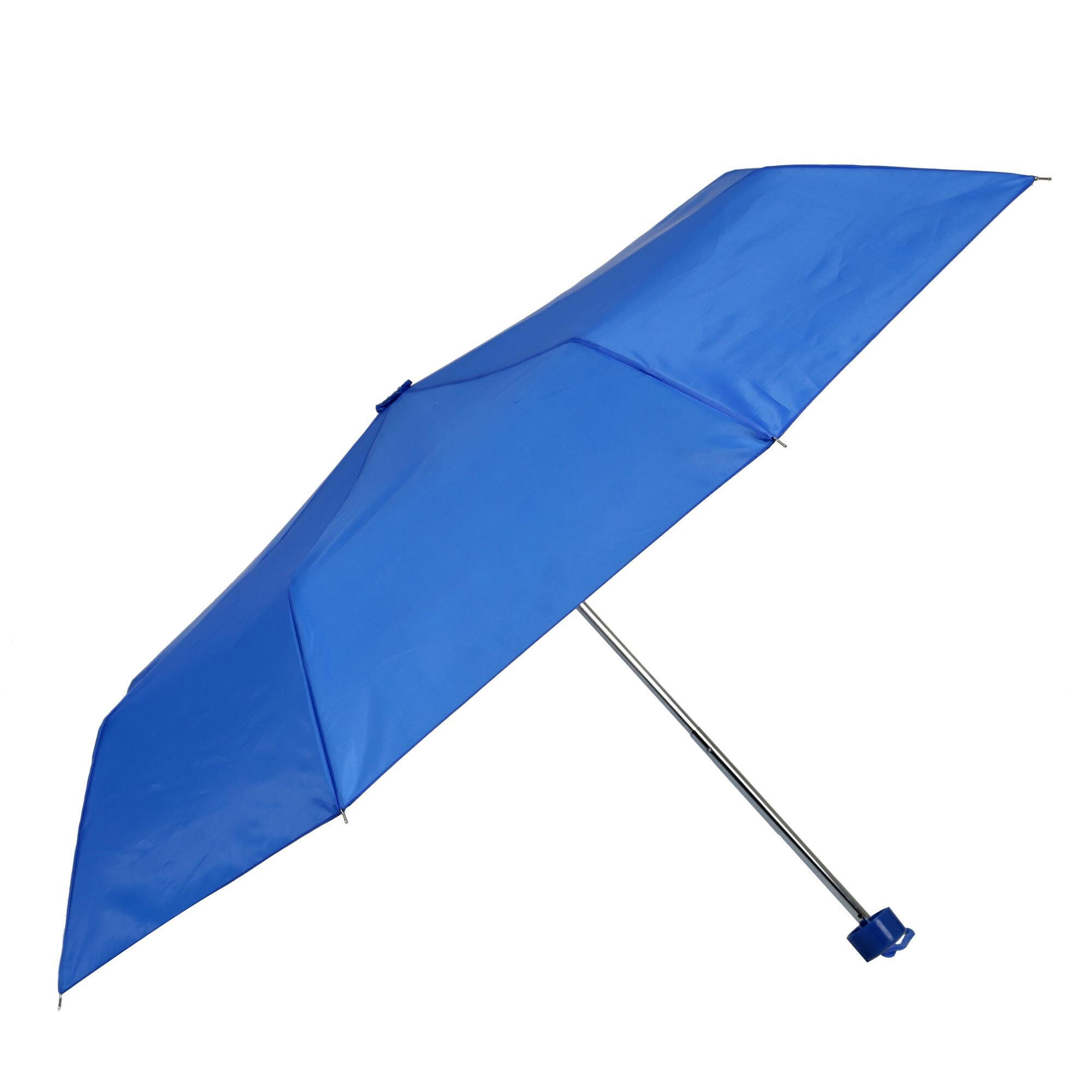 19in Vouwbare Paraplu (Oxford Blauw) 3/4