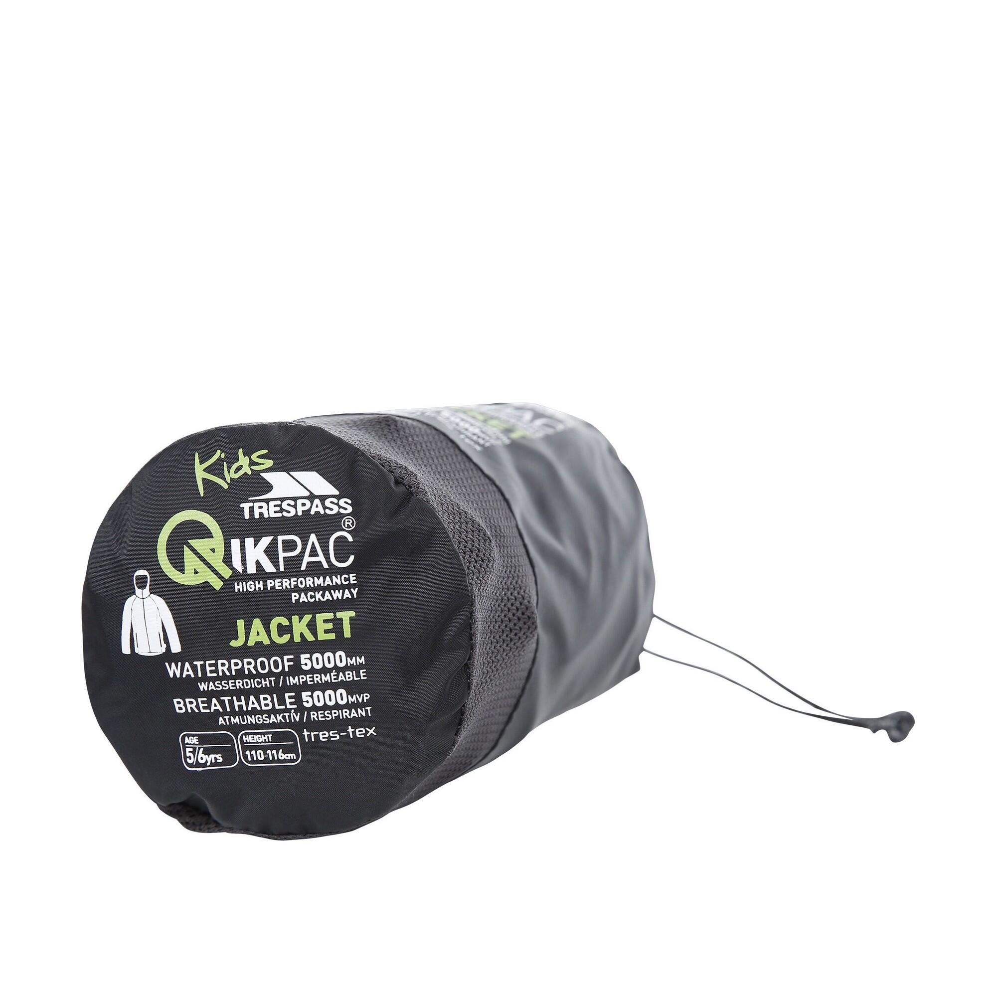Coupevent Pliable QIKPAC Unisexe (Noir/gris Foncé) 3/4