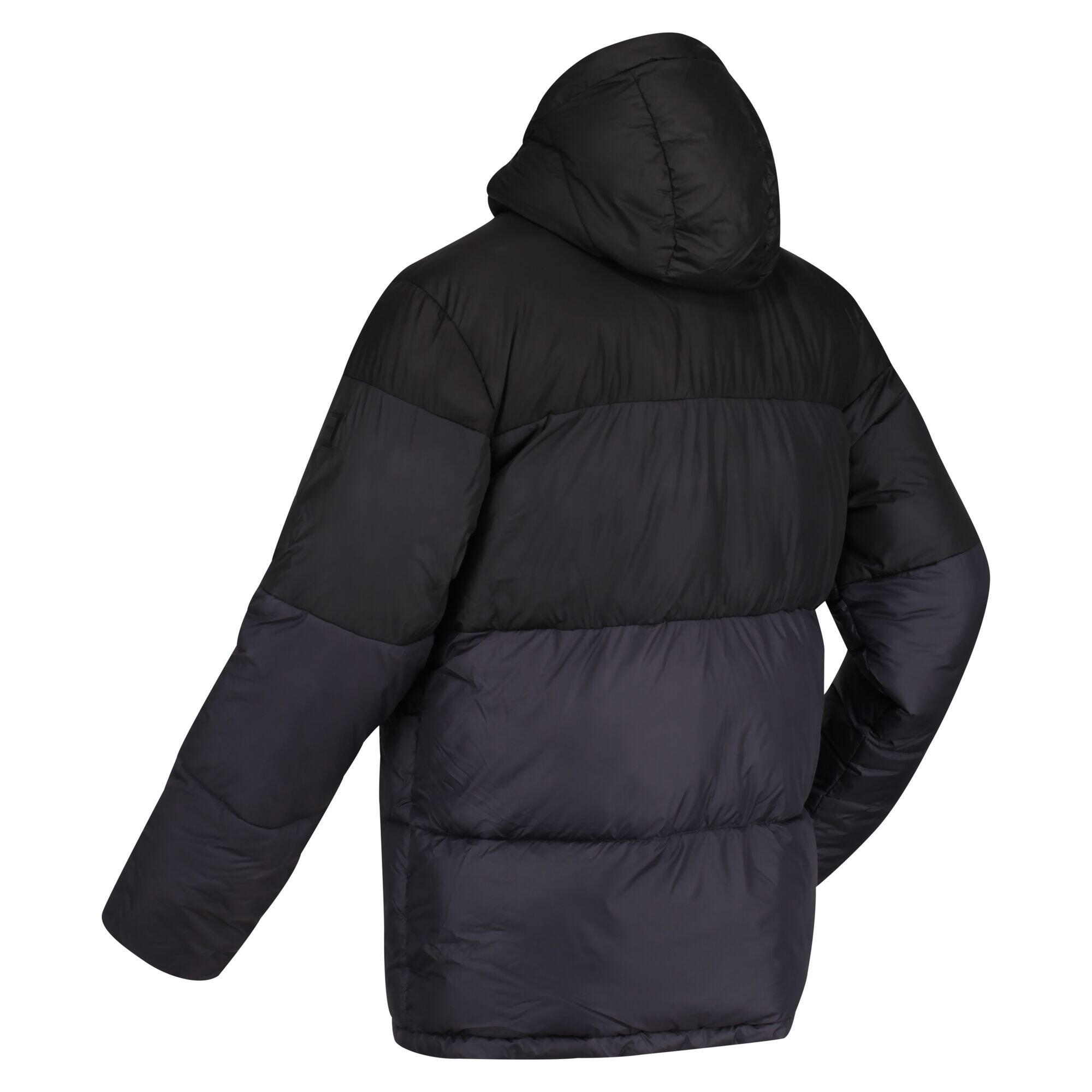 CARNAN Men's quilted jacket (Black / Ash)