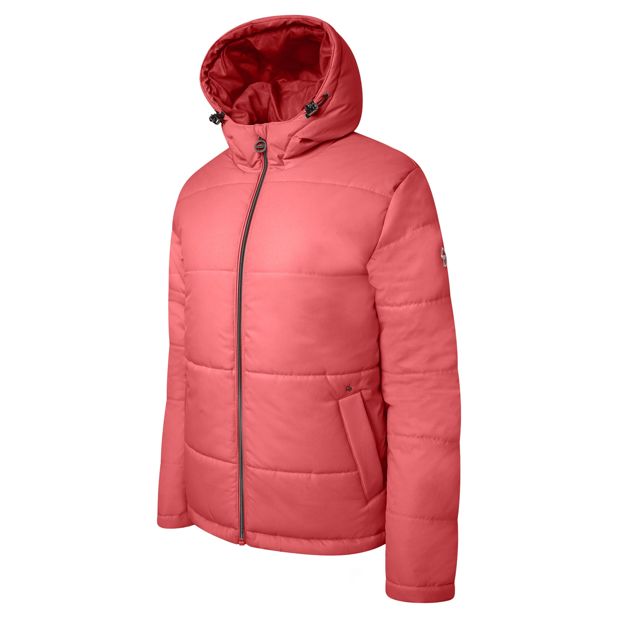 Womens/Ladies Luxuriate Waterproof Padded Jacket (Earth Rose) 3/4