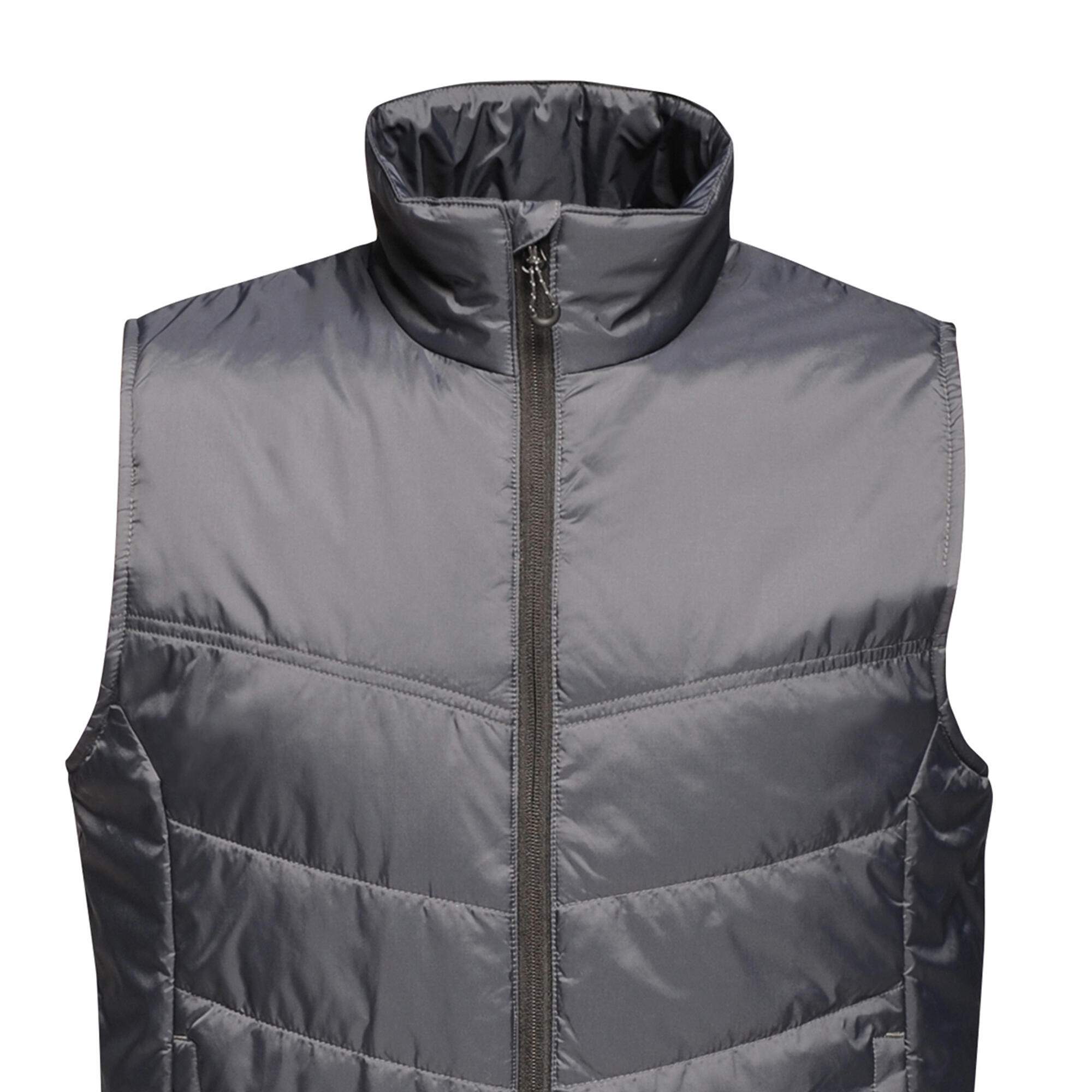 Uomo Gilet imbottito di scena (grigio)