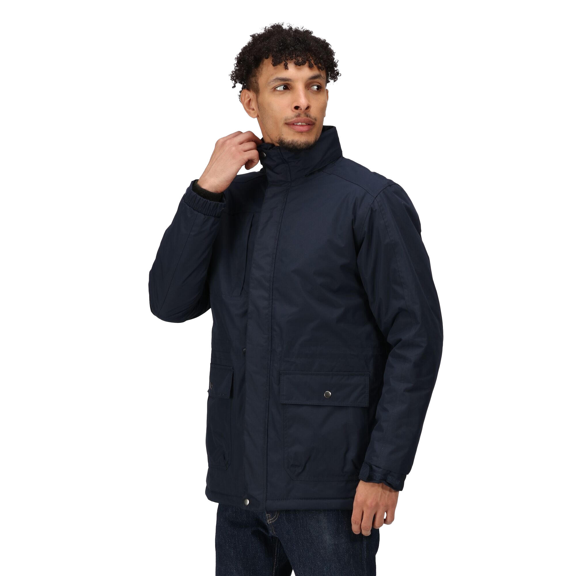 Mens Darby III Insulated Jacket (Navy) 3/4