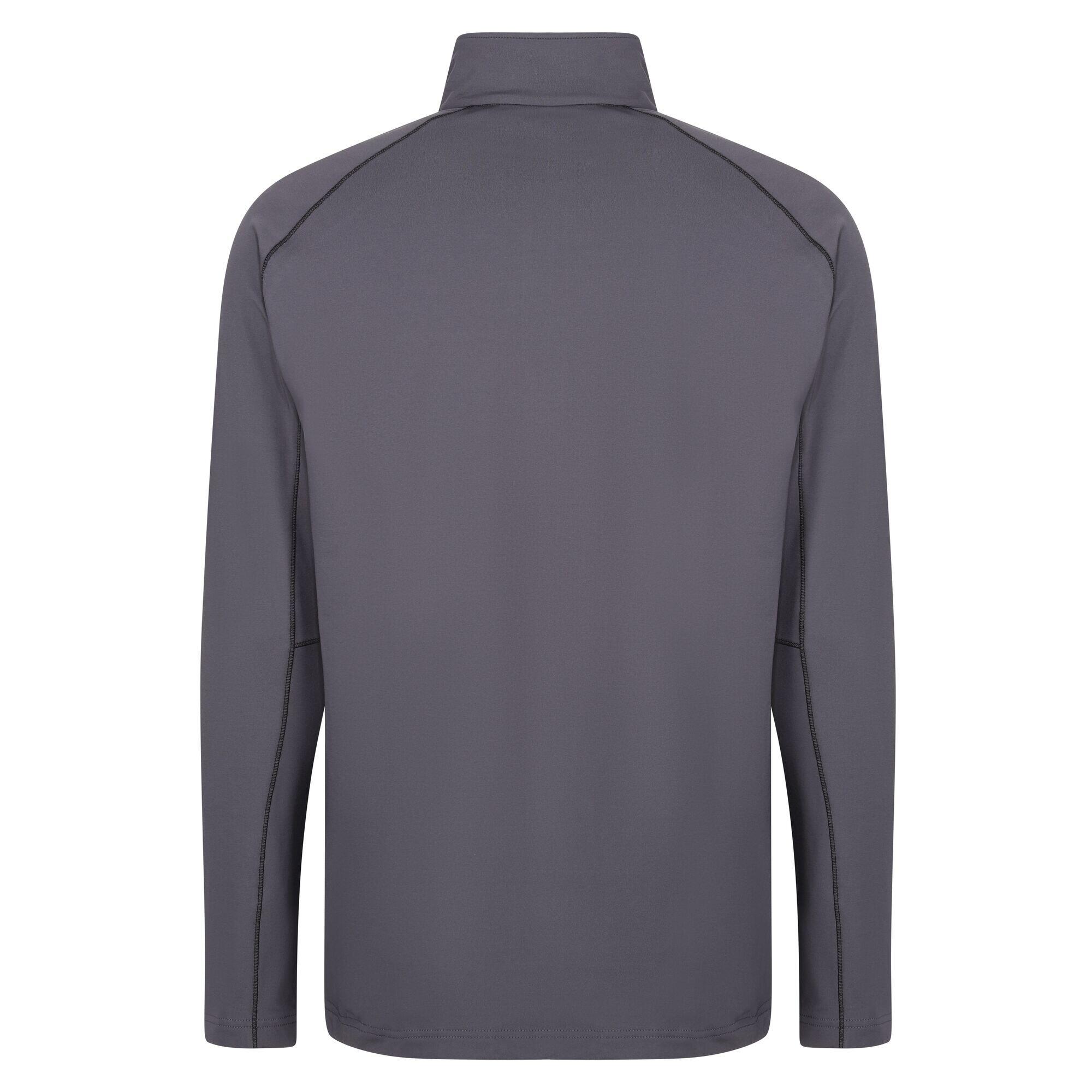 Mens Core Stretch Full Zip Midlayer (Seal Grey) 2/5