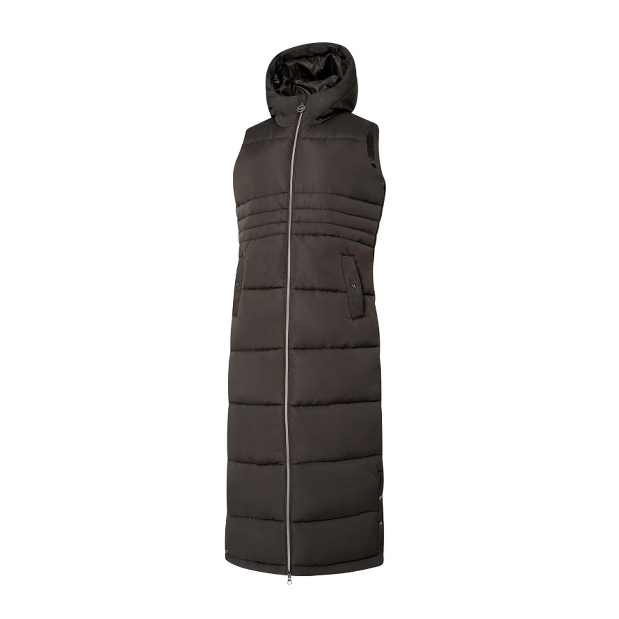 Womens/Ladies Reputable II Long Length Gilet (Black) 3/5