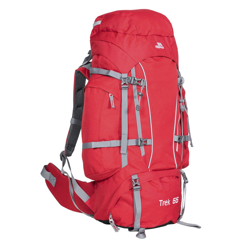 Trek 66 Rucksack 66 Liter Damen und Herren Rot Töne