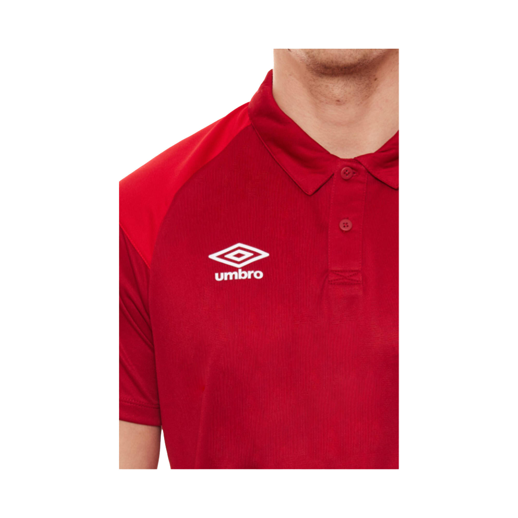 Childrens/Kids Polyester Polo Shirt (Chilli Red/Vermillion) 2/3