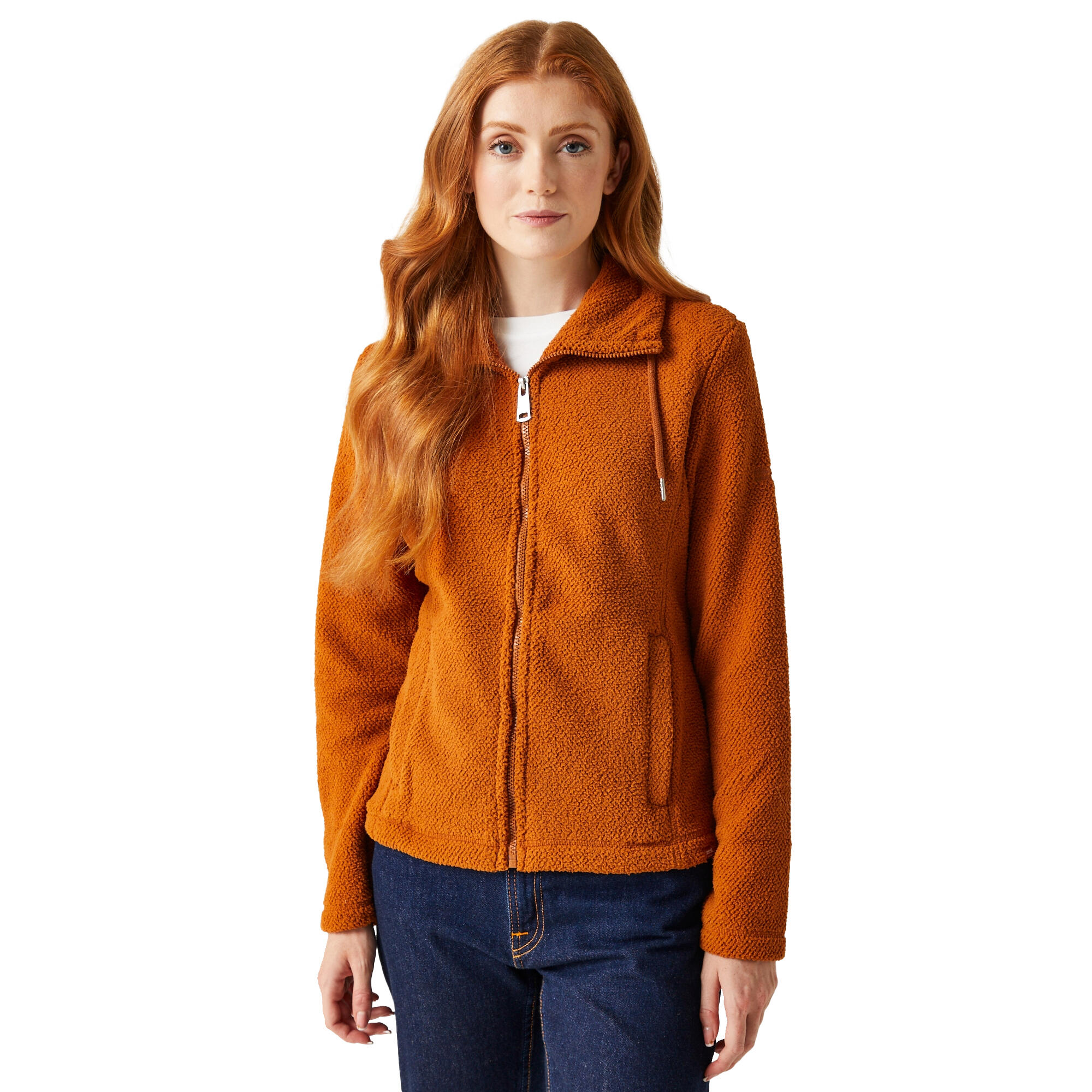 Women's KIZMITT fleece jacket (Copper)