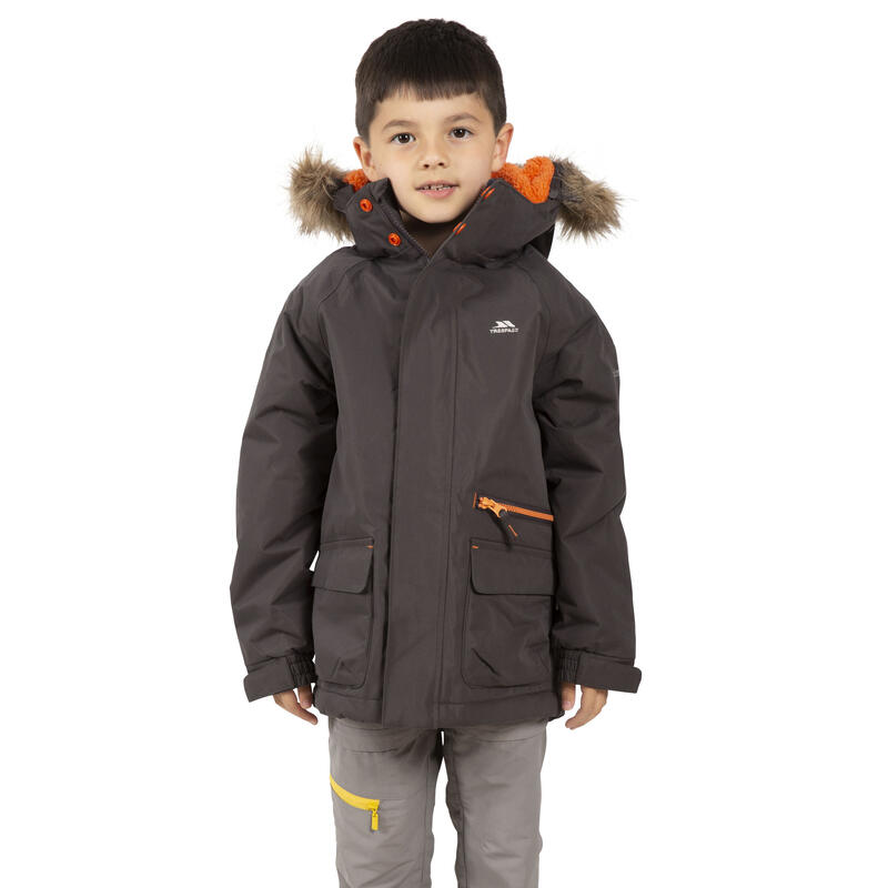 Parka Upbeat para Niños/Niñas Gris Oscuro