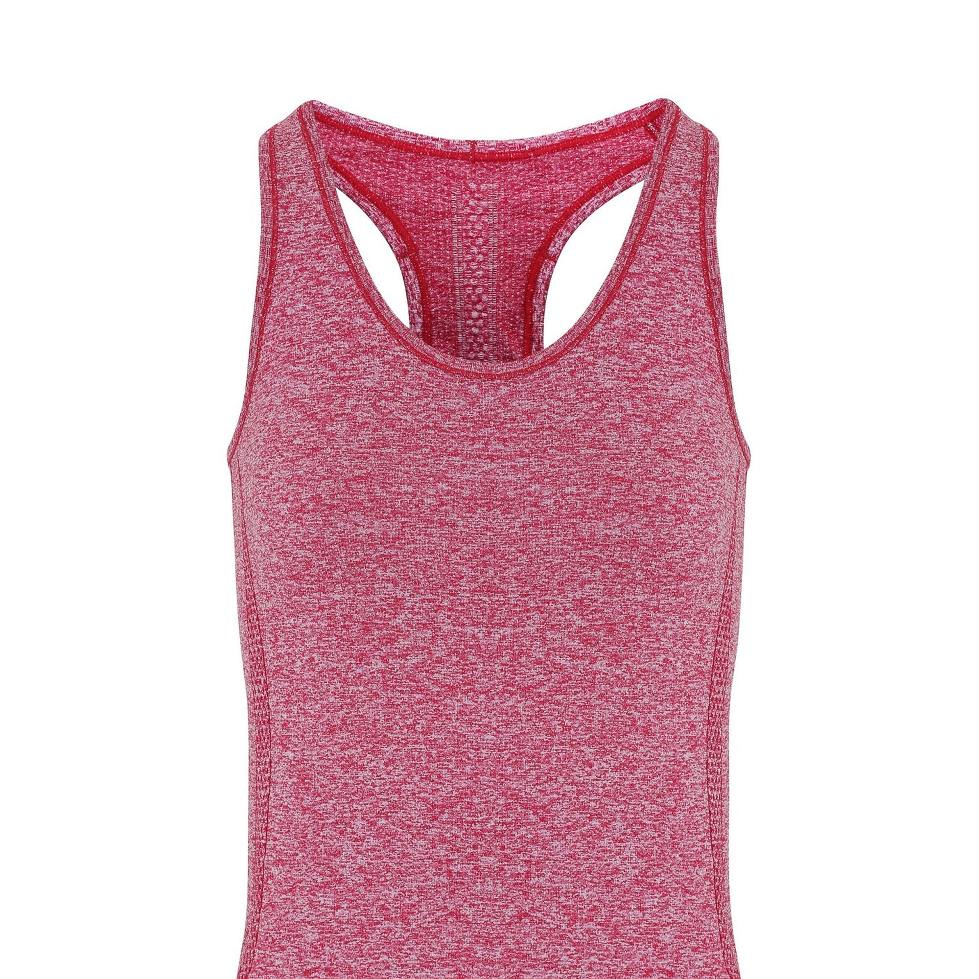 Canotta Sportiva 3D Senza Cuciture Donna TriDri Multi Sport Bordeaux 3/3