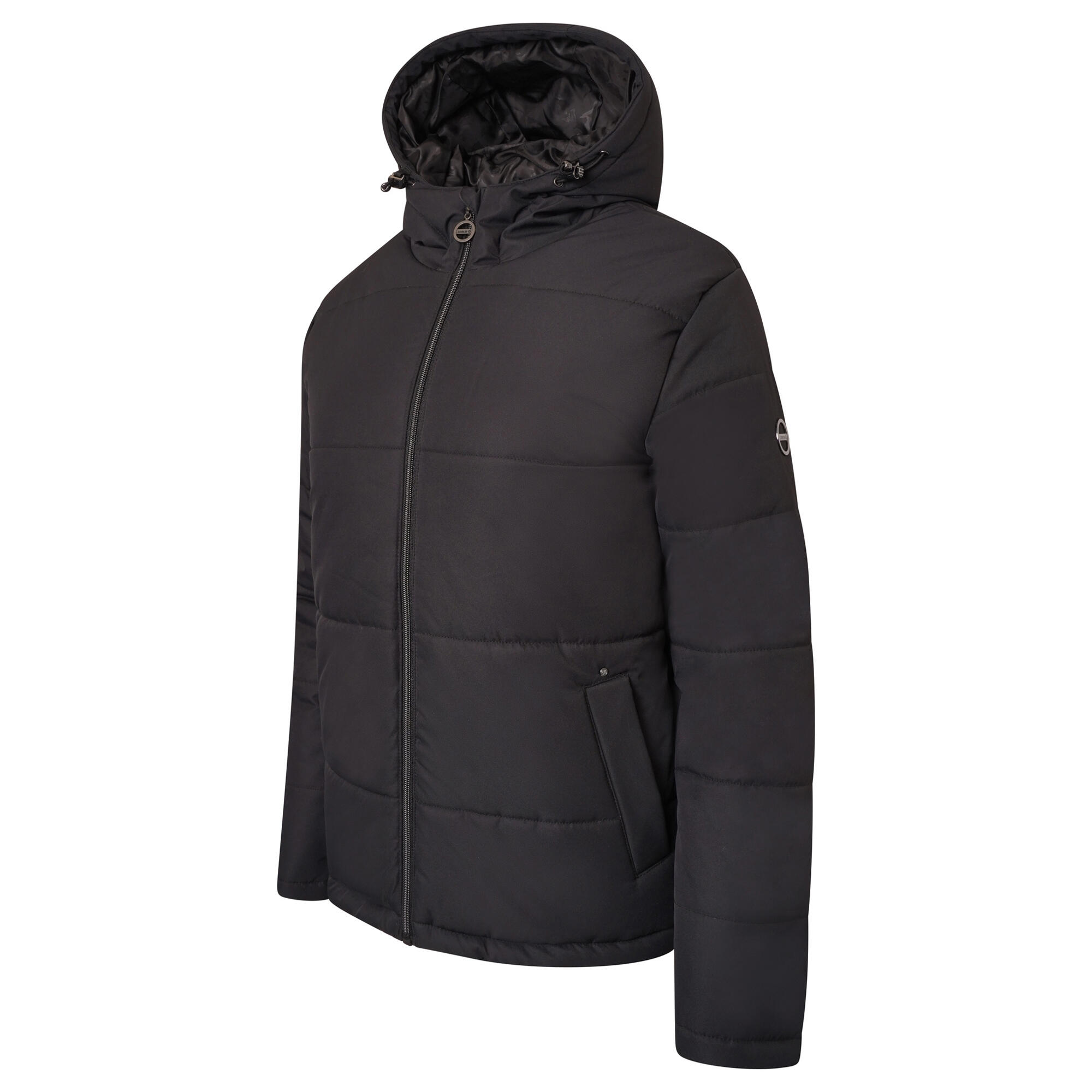 Womens/Ladies Luxuriate Waterproof Padded Jacket (Black) 3/4