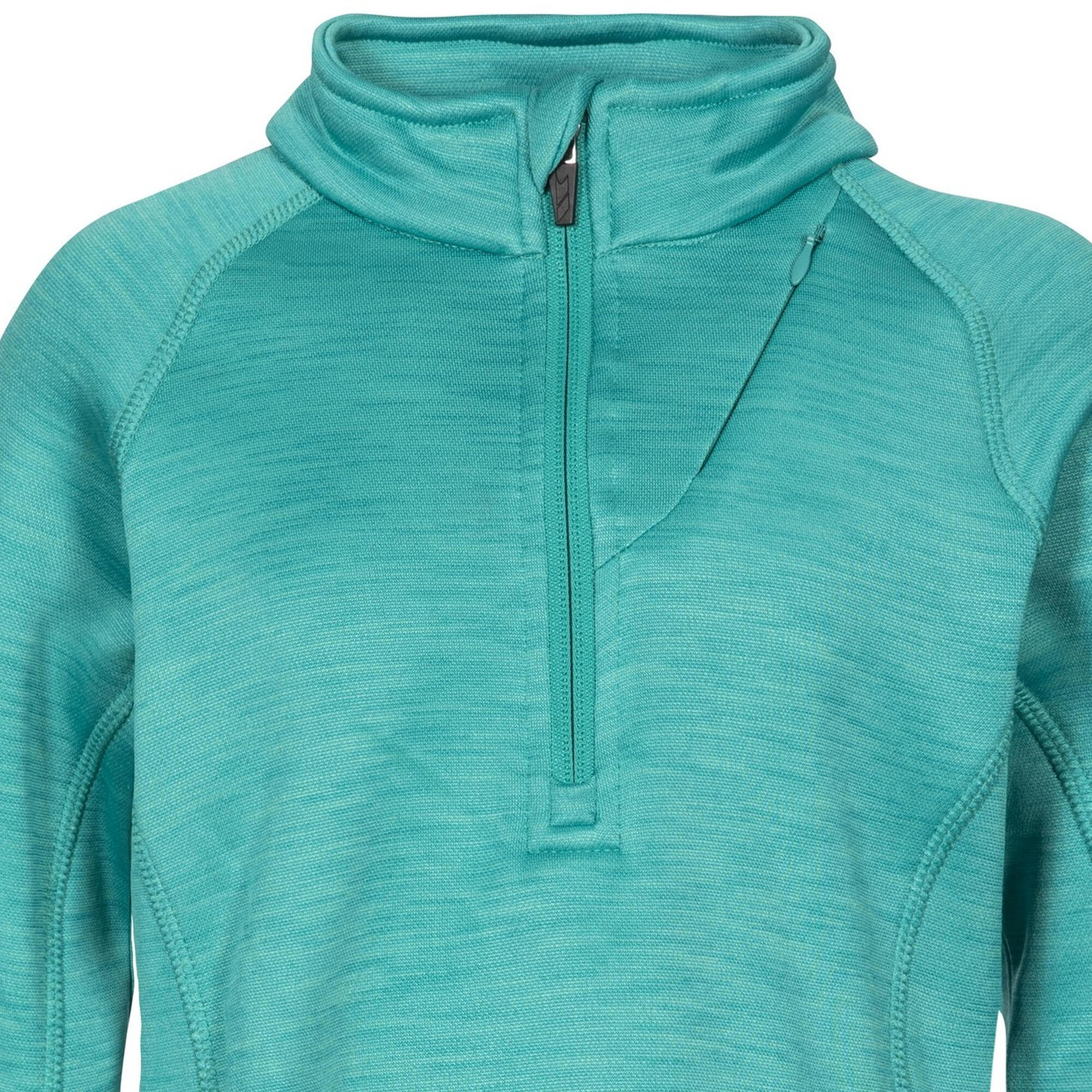 Childrens Girls Celina Fleece (Green Ocean Marl) 3/4