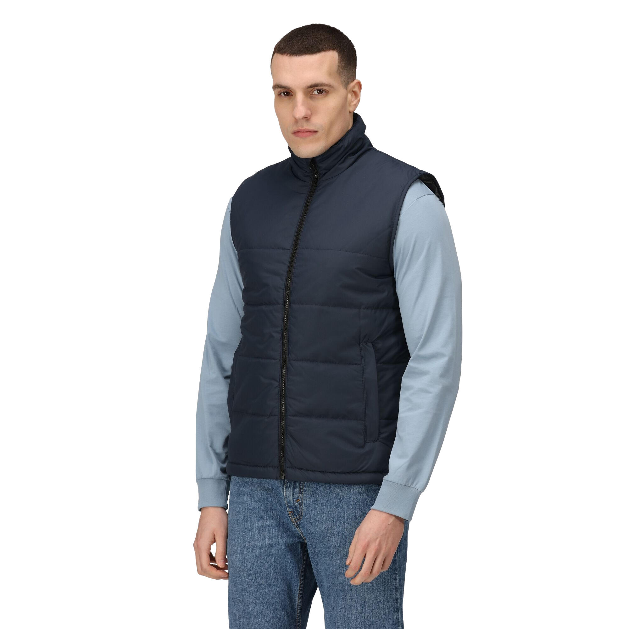 ACCESS Men's jacket (navy blue / black)