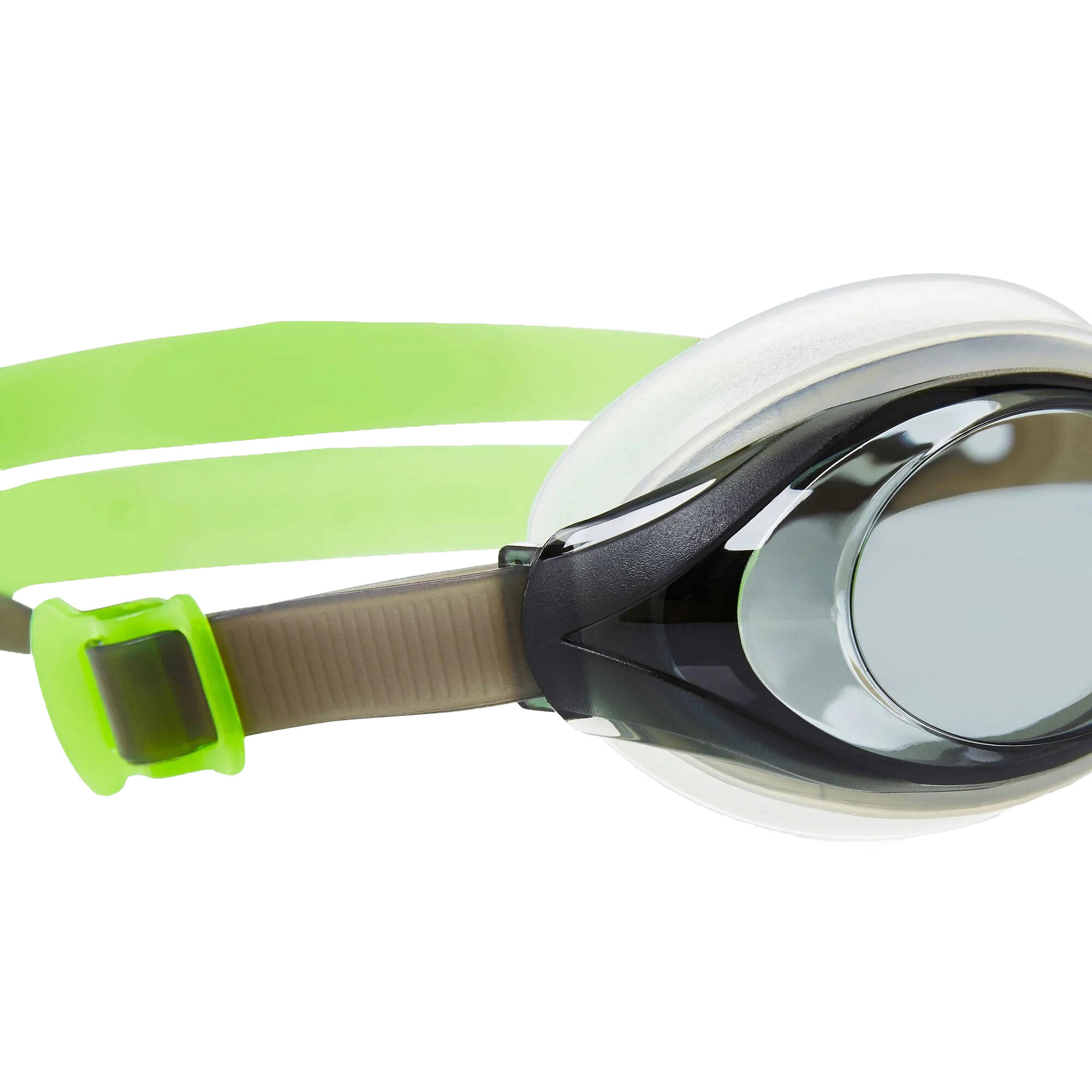 Unisex Adult Bondi Swimming Goggles (Black/Lime) 3/3