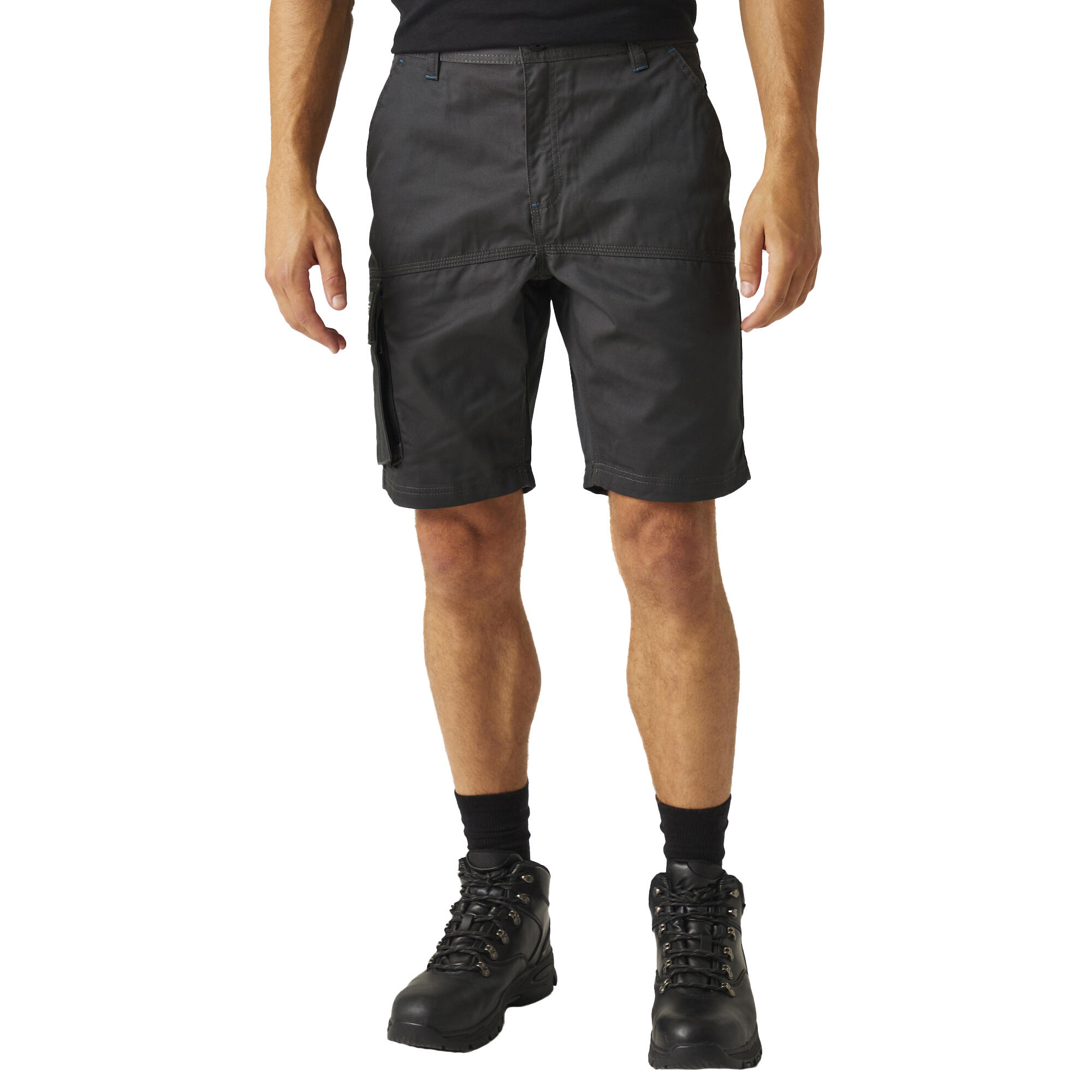 Mens Heroic Cargo Shorts (Iron) 3/4