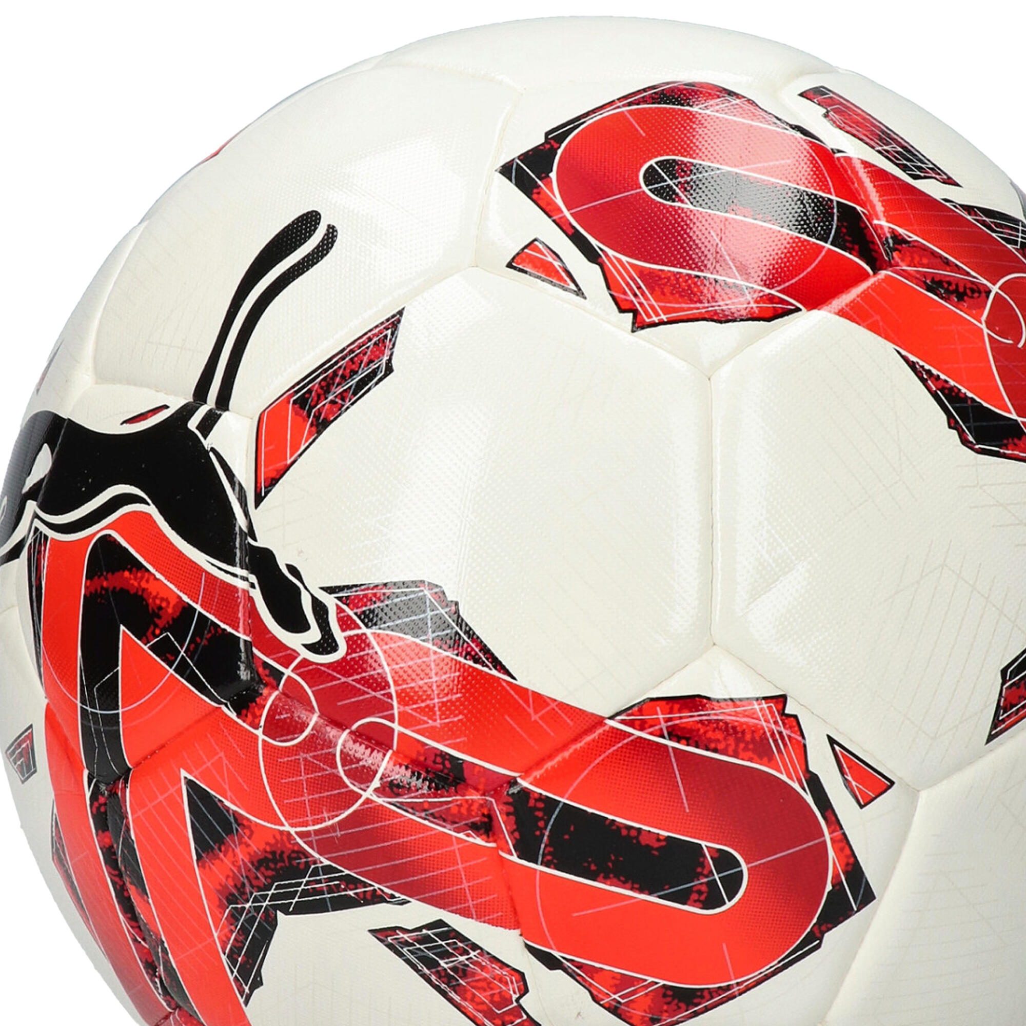 TeamFINAL6 MS Training Football (White/Red) 3/3