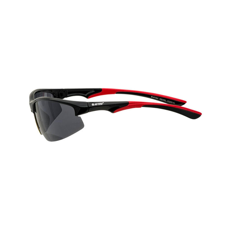 Gafas de Sol Rewel para Adultos Unisex Negro Brillante, Tomate