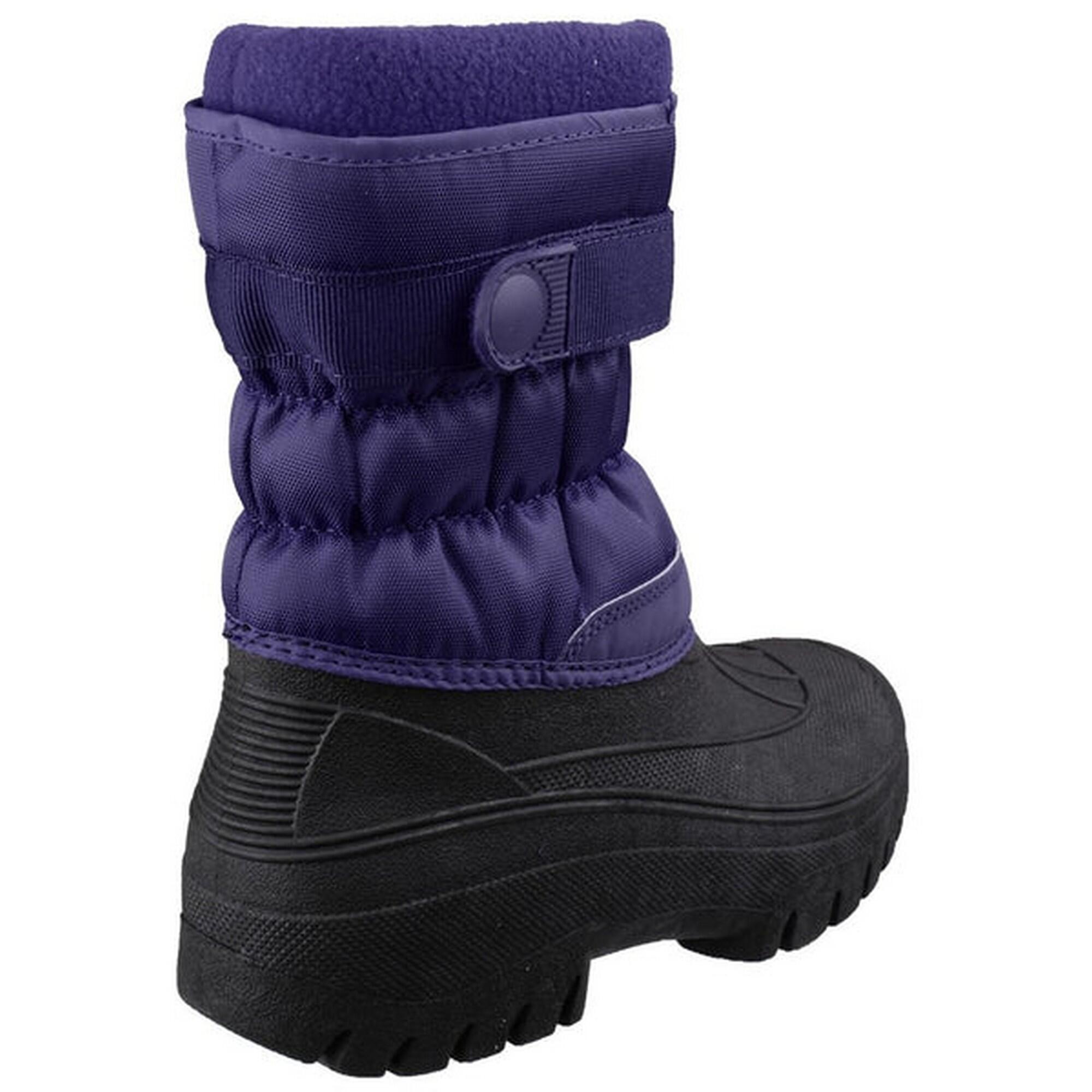 Adults Chase Touch Fastening and Zip Up Winter Boots (Navy) 2/5