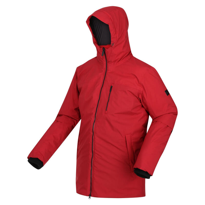 Heren Yewbank II Parka (Donkerrood)