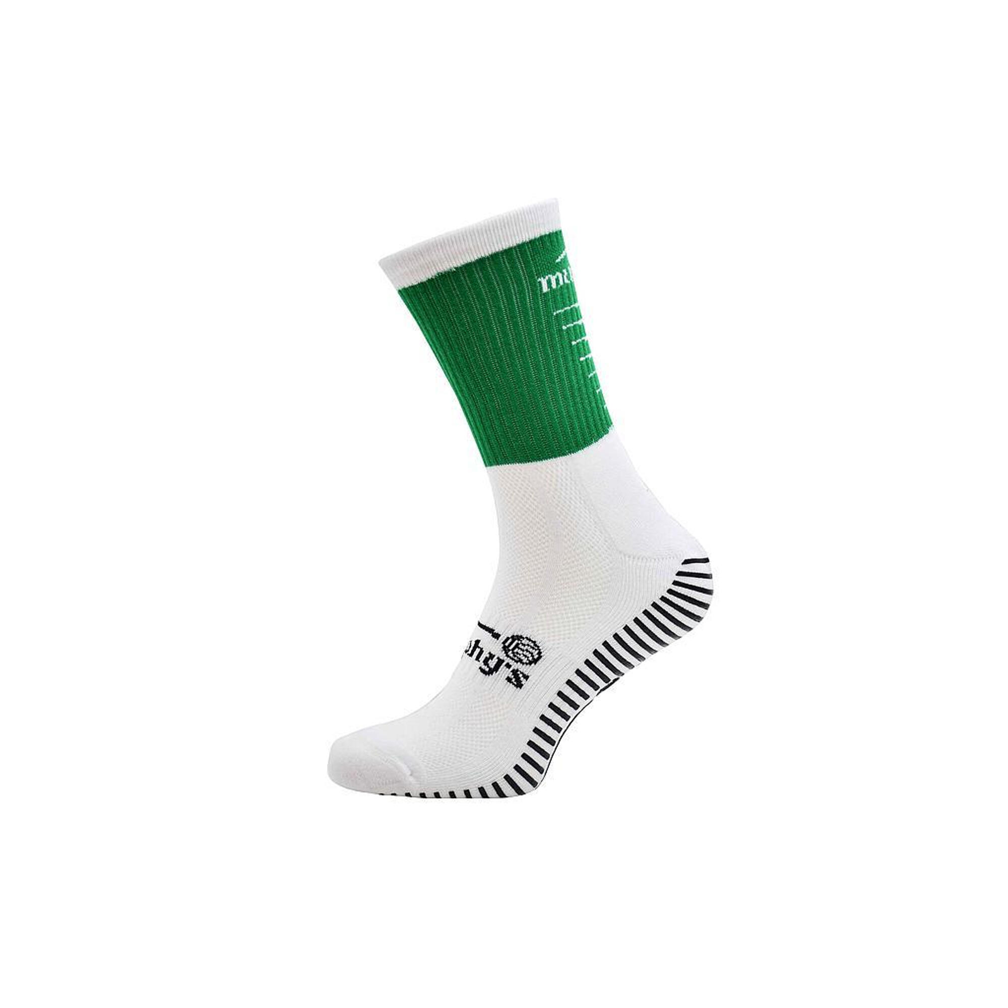 Unisex Adult Pro Mid GAA Socks (Green/White) 3/3