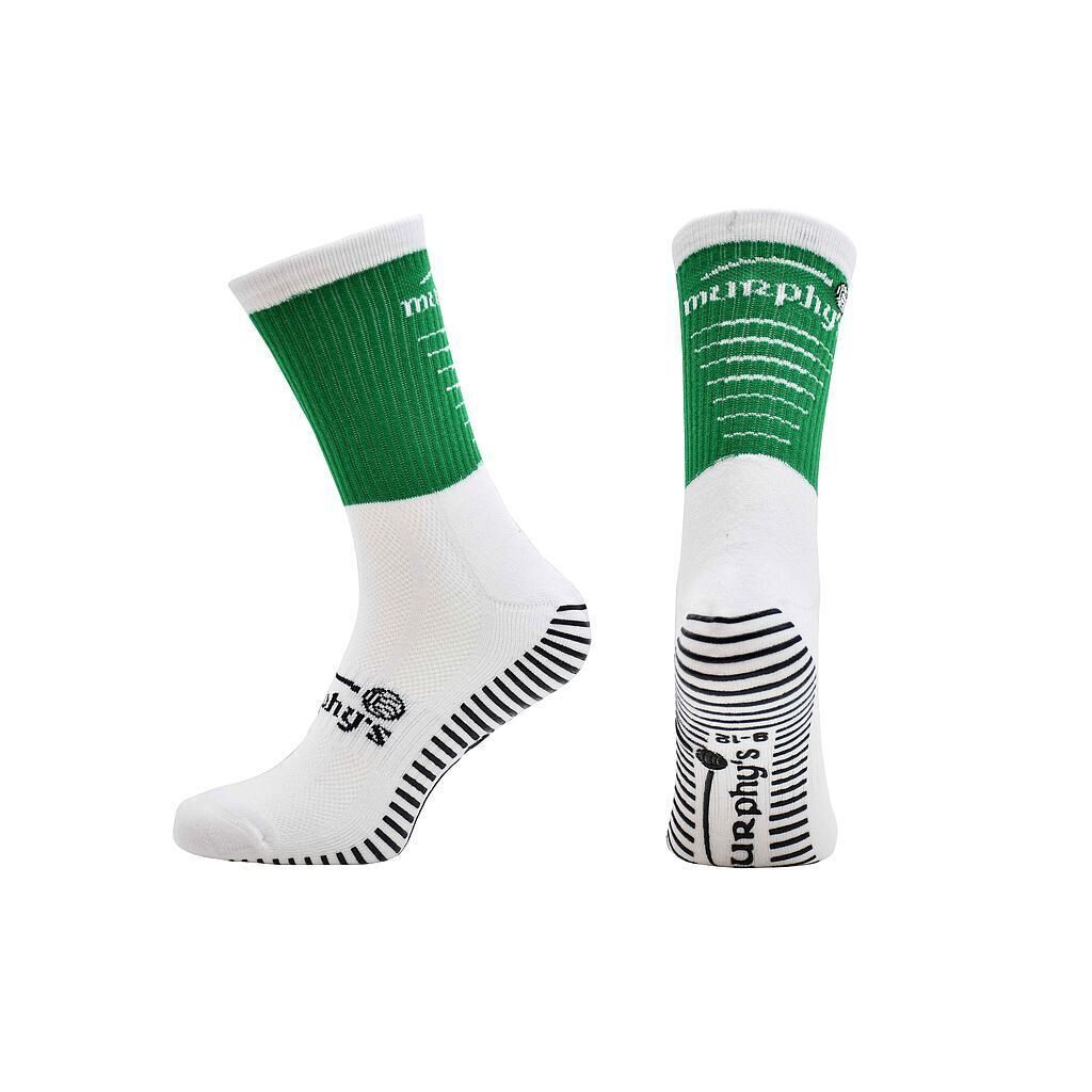 MURPHYS Unisex Adult Pro Mid GAA Socks (Green/White)
