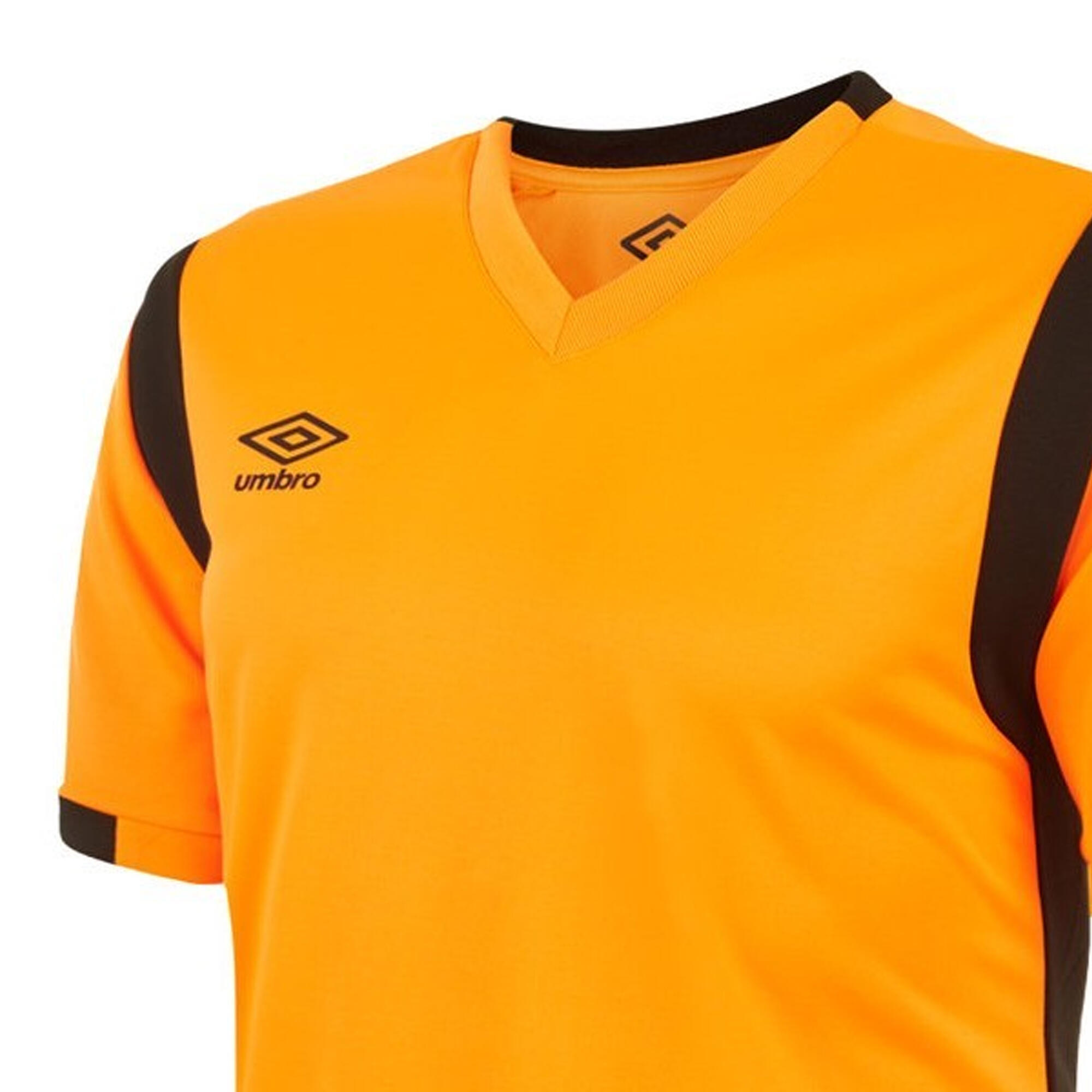 Mens Spartan ShortSleeved Jersey (Shocking Orange/Black) 3/3